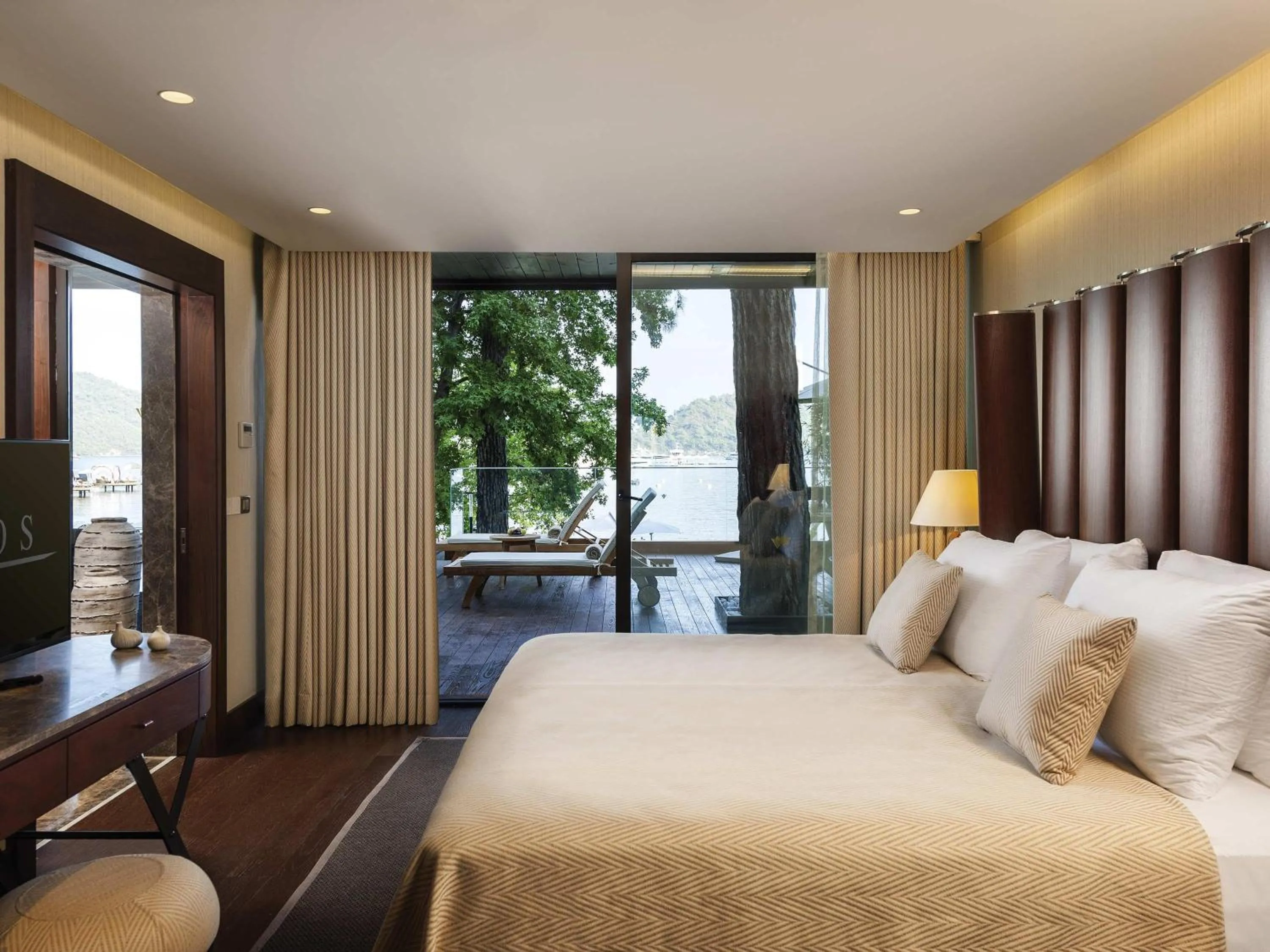Bedroom, Bed in Club Prive by Rixos Gocek