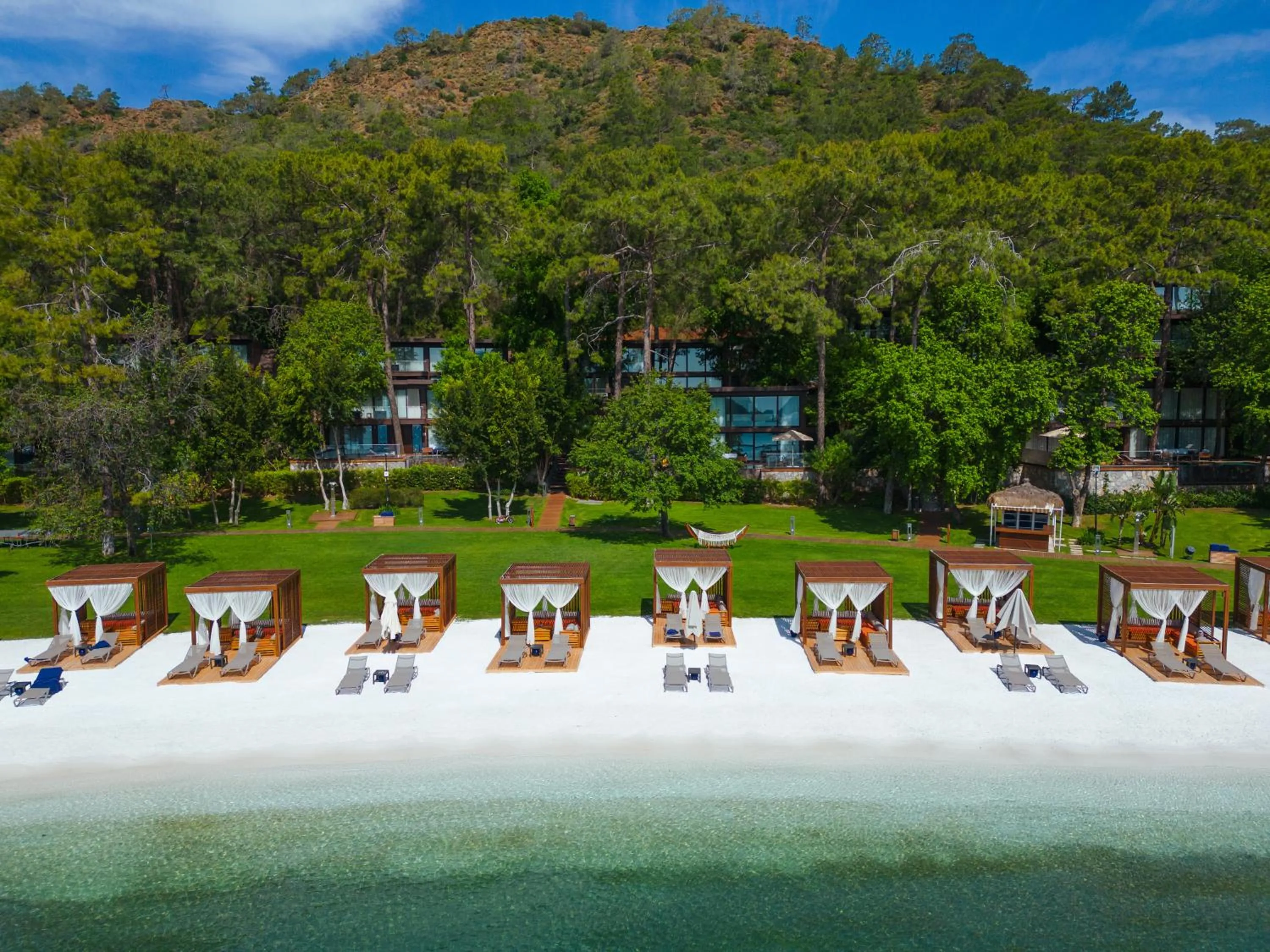 Beach in Club Prive by Rixos Gocek