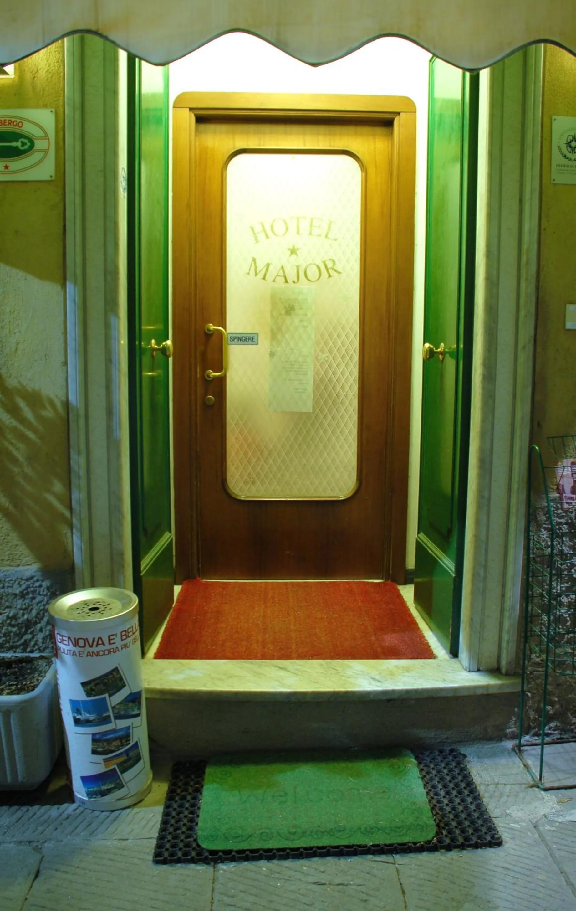 Facade/entrance in Hotel Major