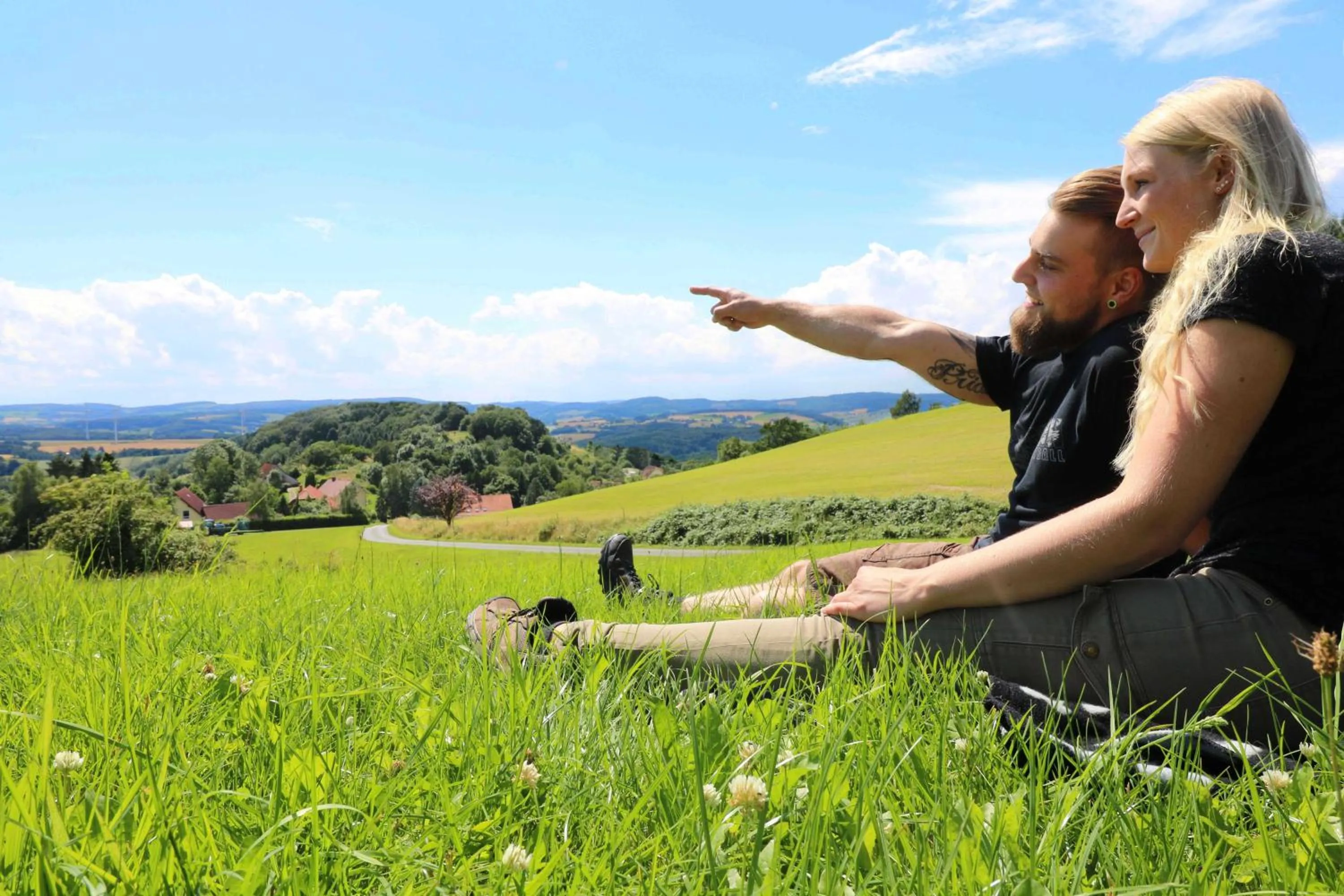 Natural landscape in Gästehaus Laßbruch