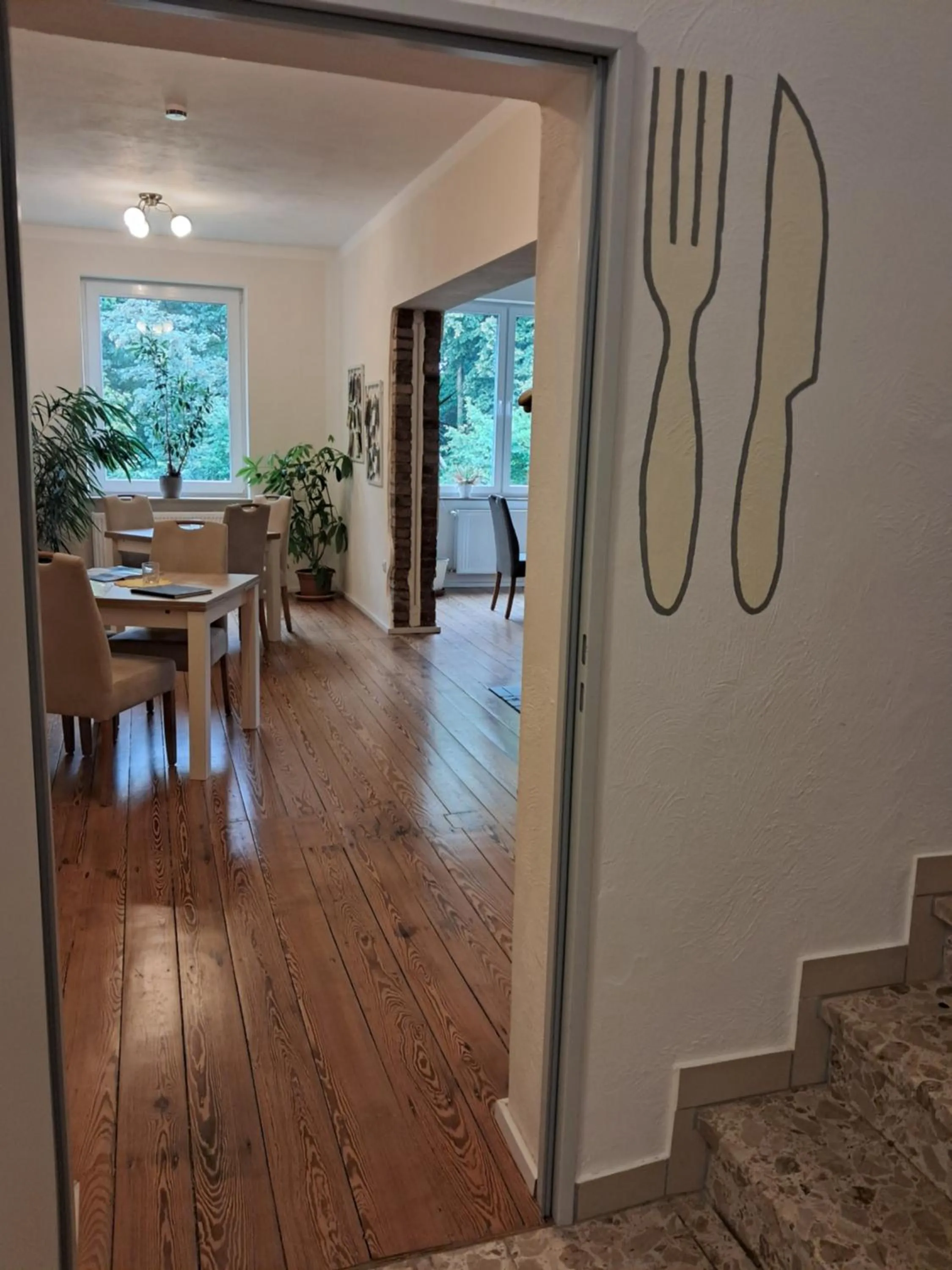 Seating area in Gästehaus Laßbruch