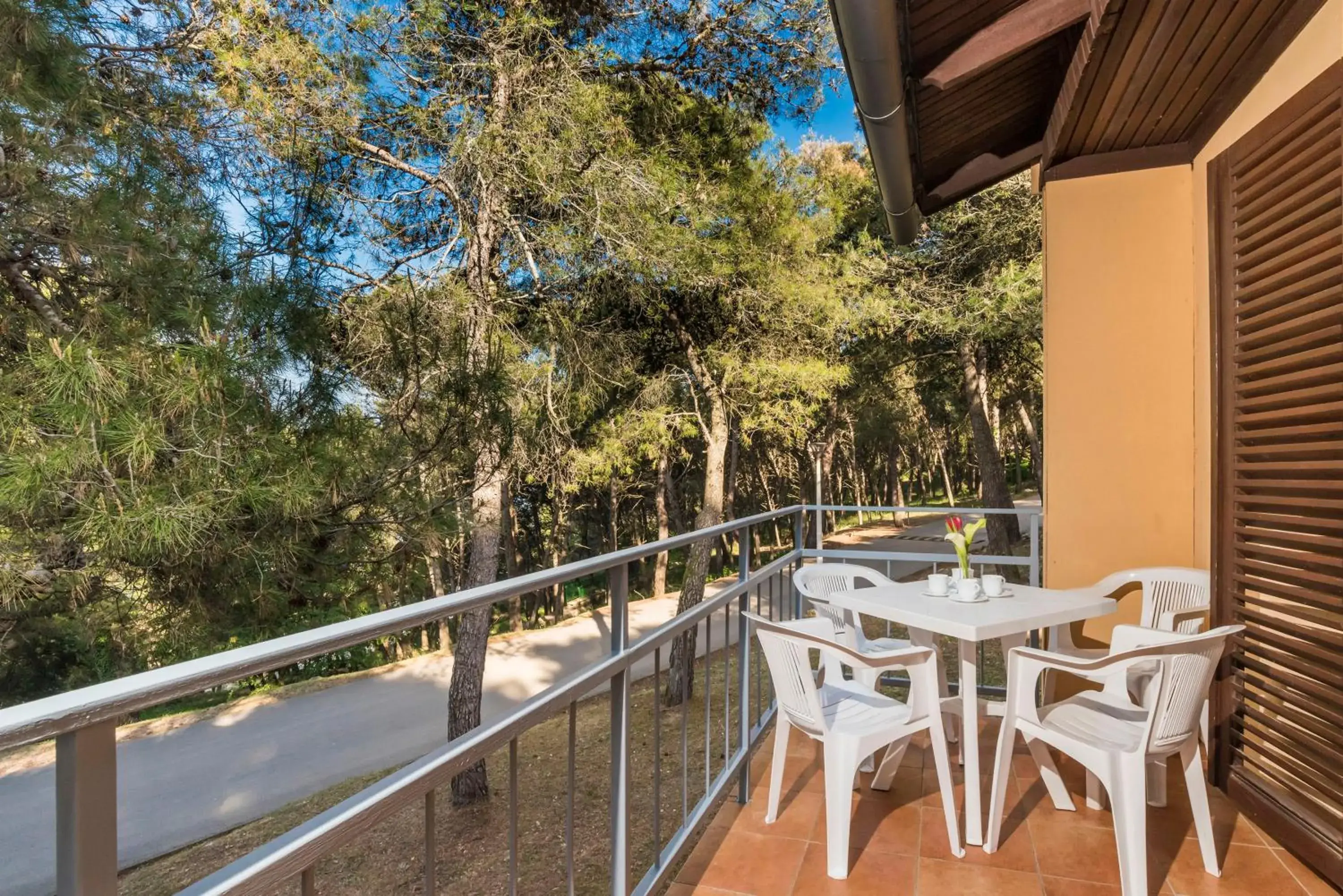 Balcony/Terrace in Apartments Kanegra Plava Laguna