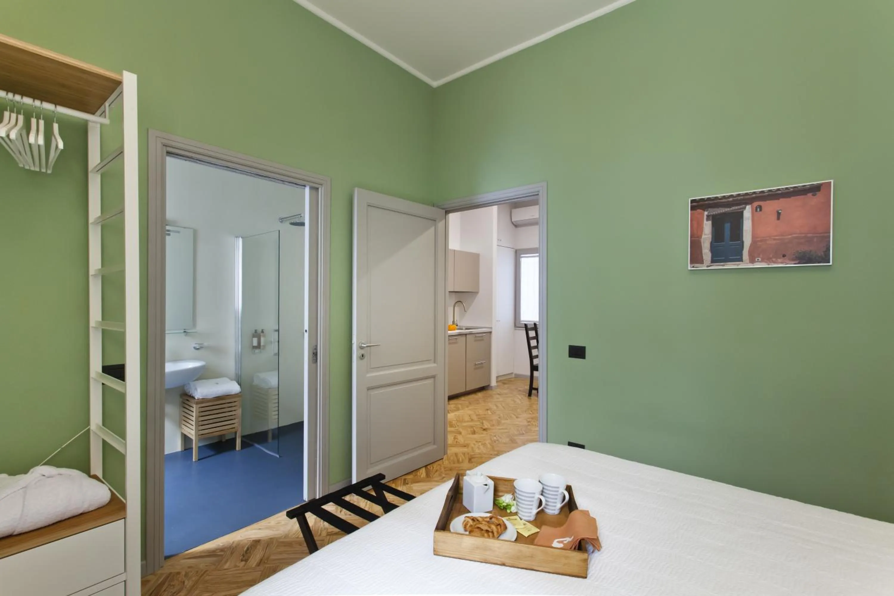 Bedroom, Bed in Palazzo Planeta