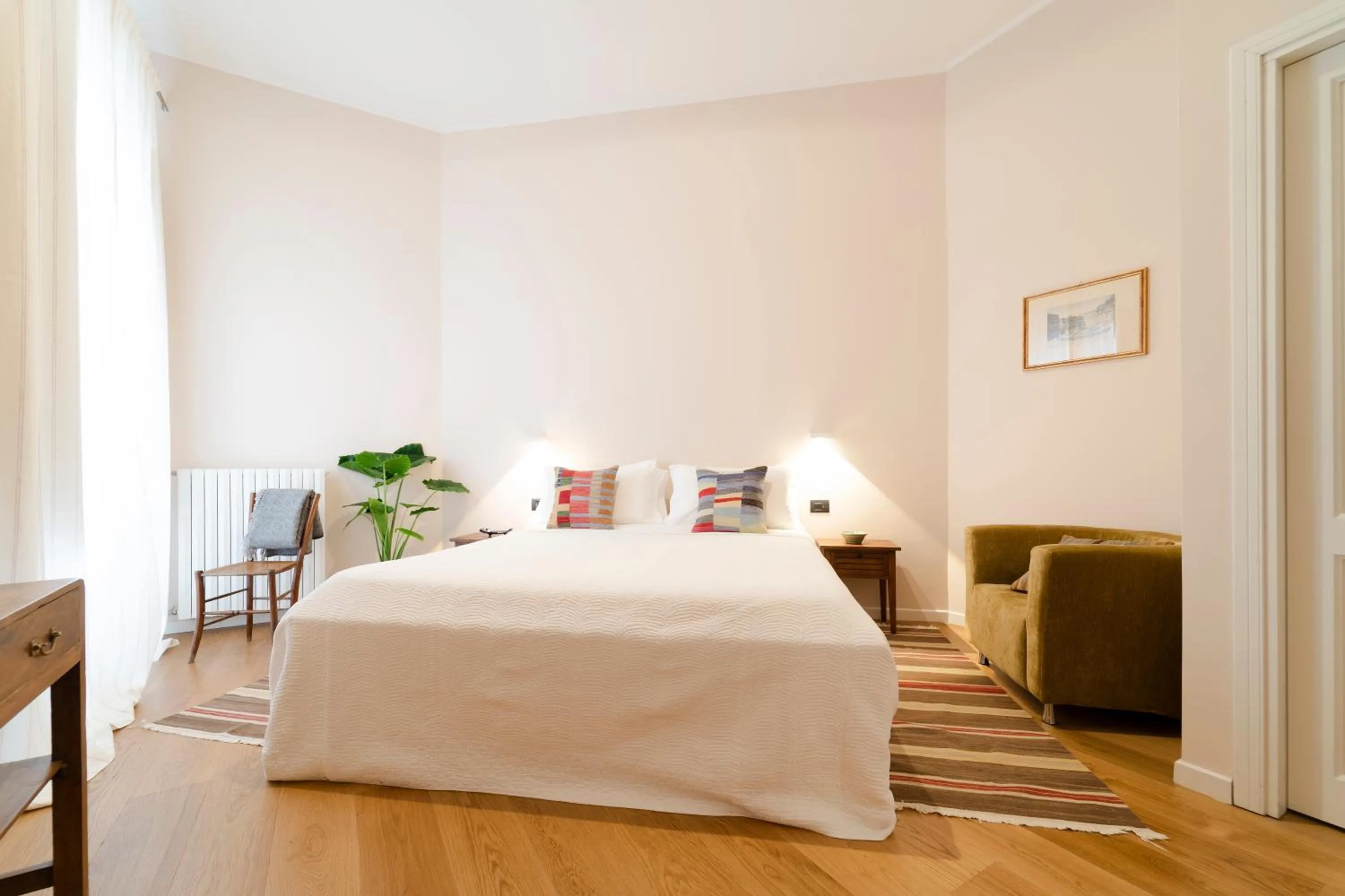 Bedroom, Bed in Palazzo Planeta