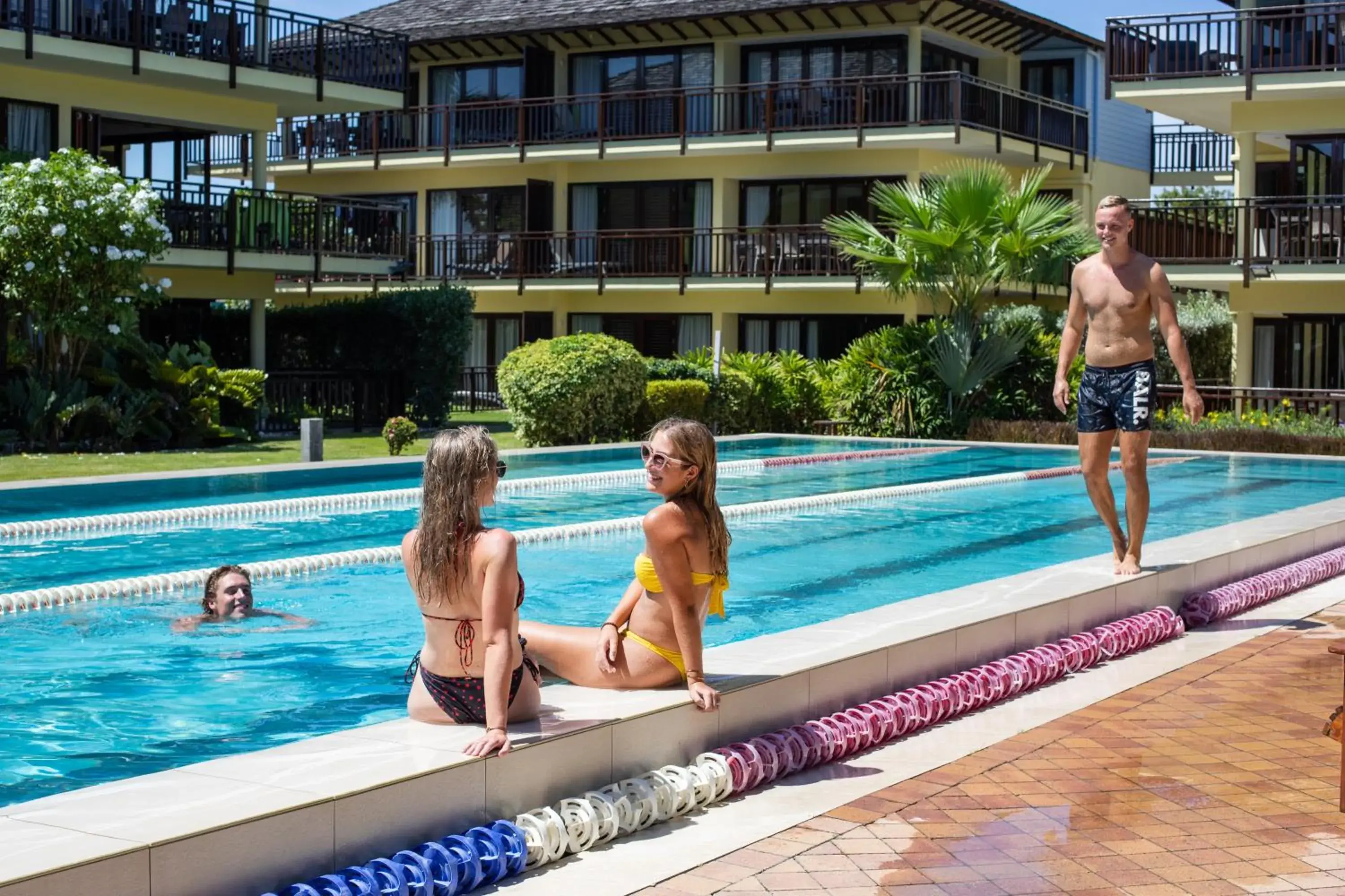 Swimming pool in LionsDive Beach Resort Swimming pool in LionsDive Beach Resort