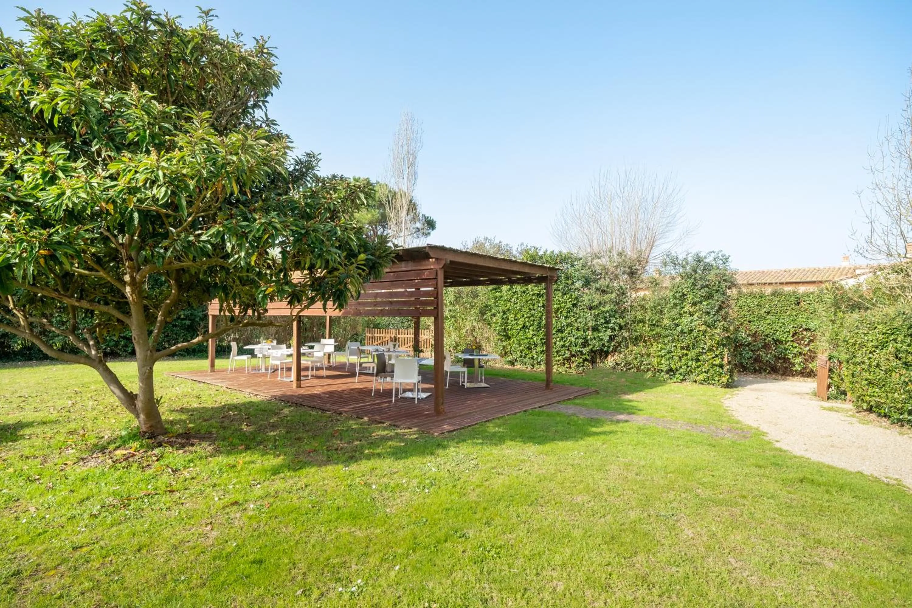 Garden in B&B Borgo di Pratavecchie