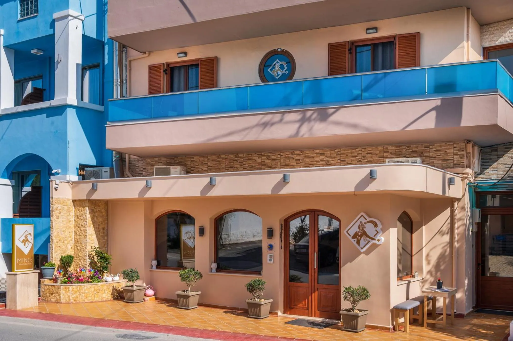Property building in Minos Boutique Hotel