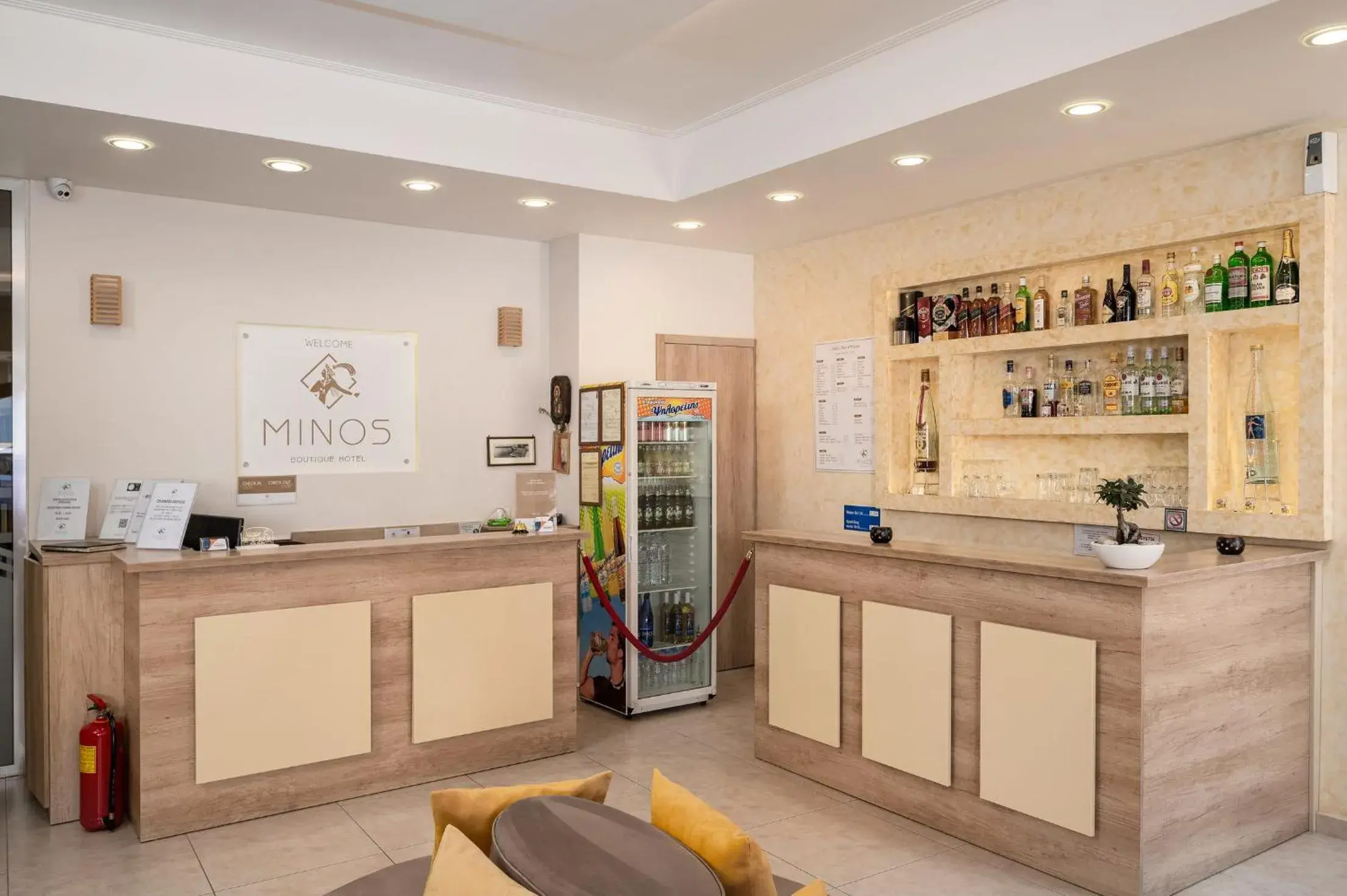Lobby or reception in Minos Boutique Hotel Lobby or reception in Minos Boutique Hotel