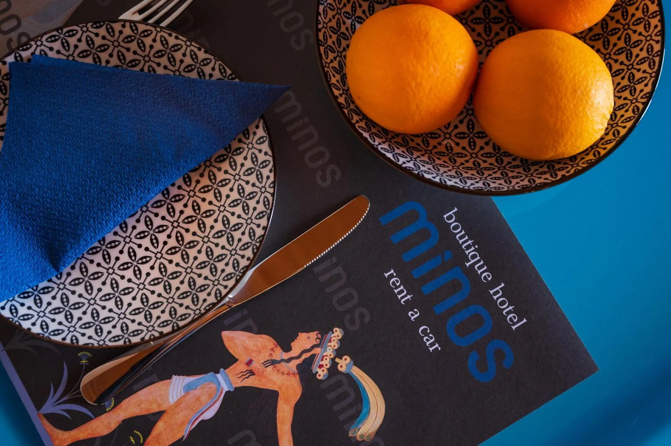 Restaurant/places to eat in Minos Boutique Hotel