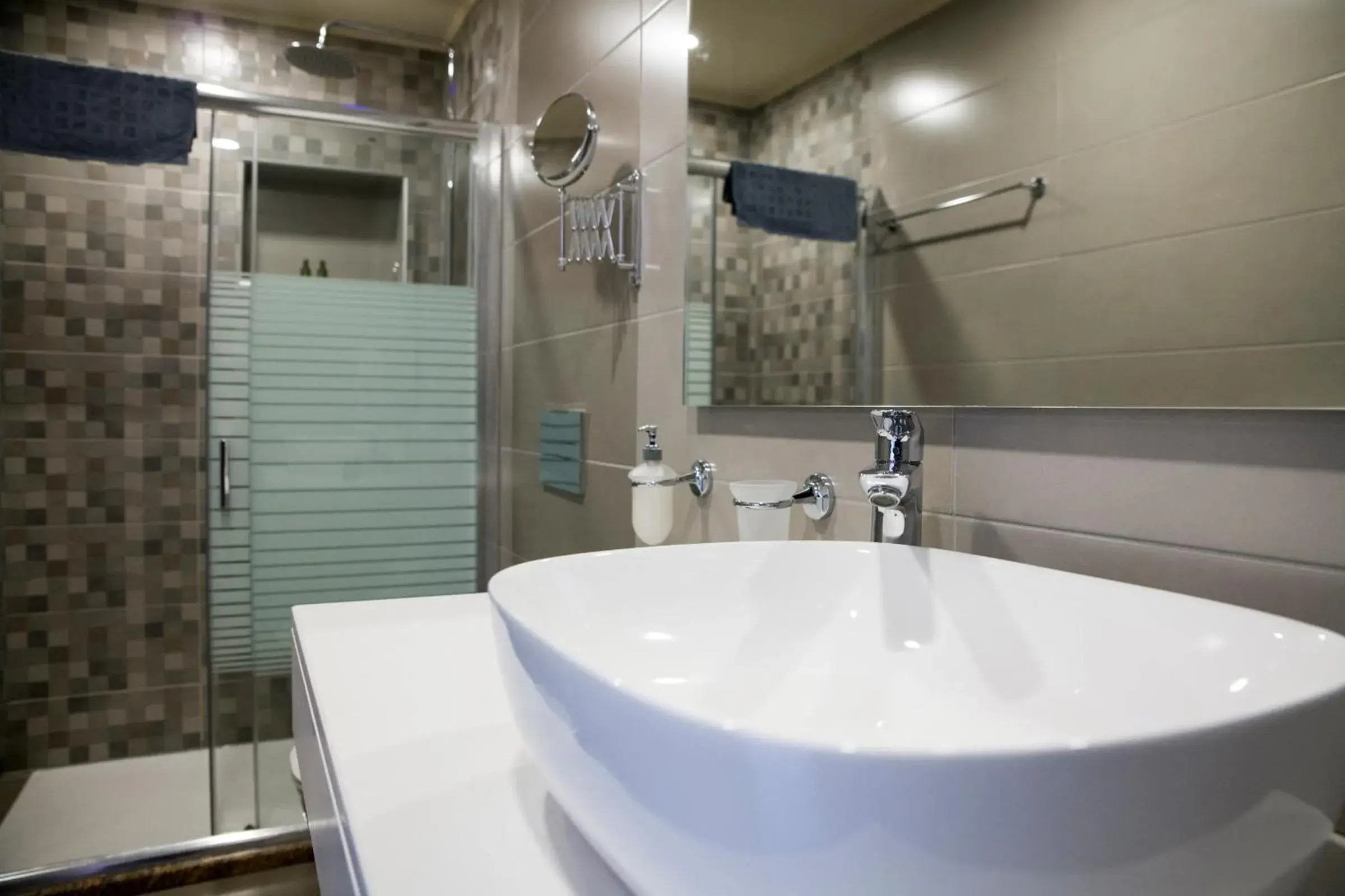 Bathroom in Minos Boutique Hotel Bathroom in Minos Boutique Hotel