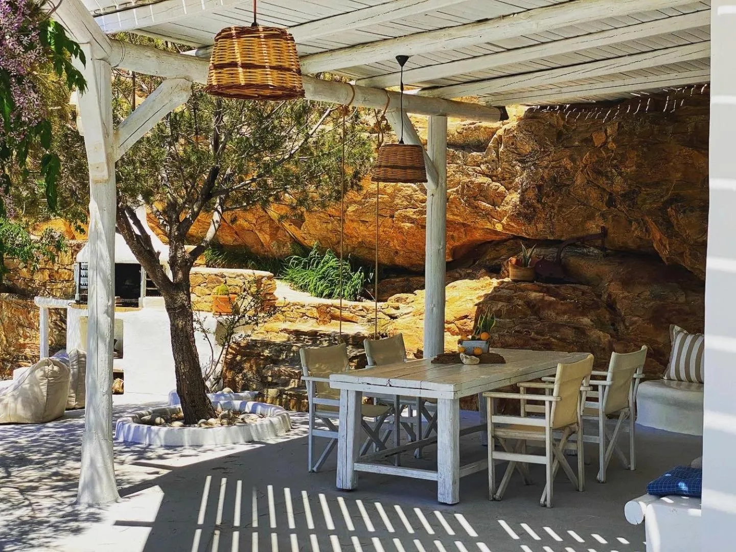 Patio in Eye of Naxos