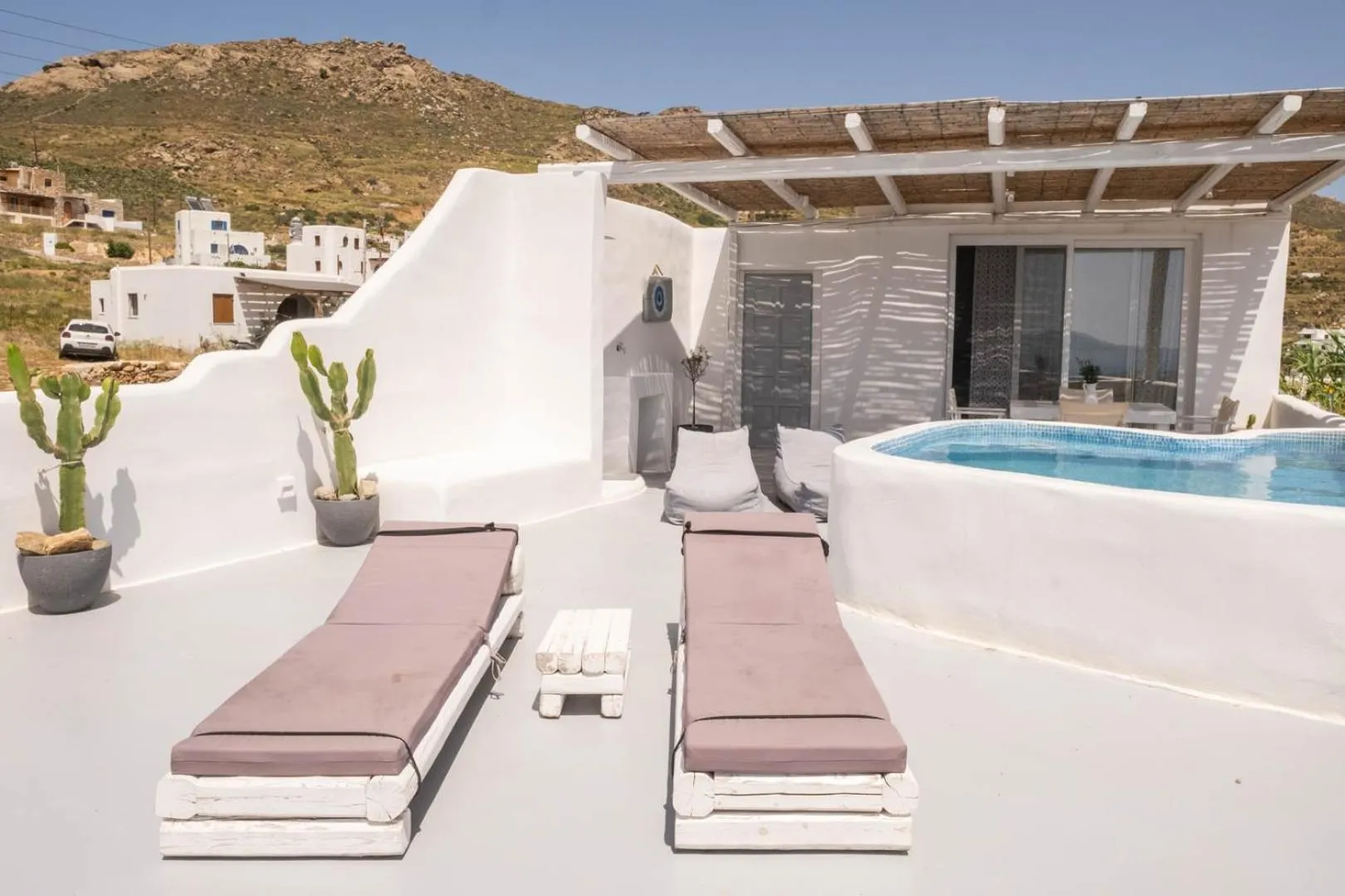 Patio in Eye of Naxos