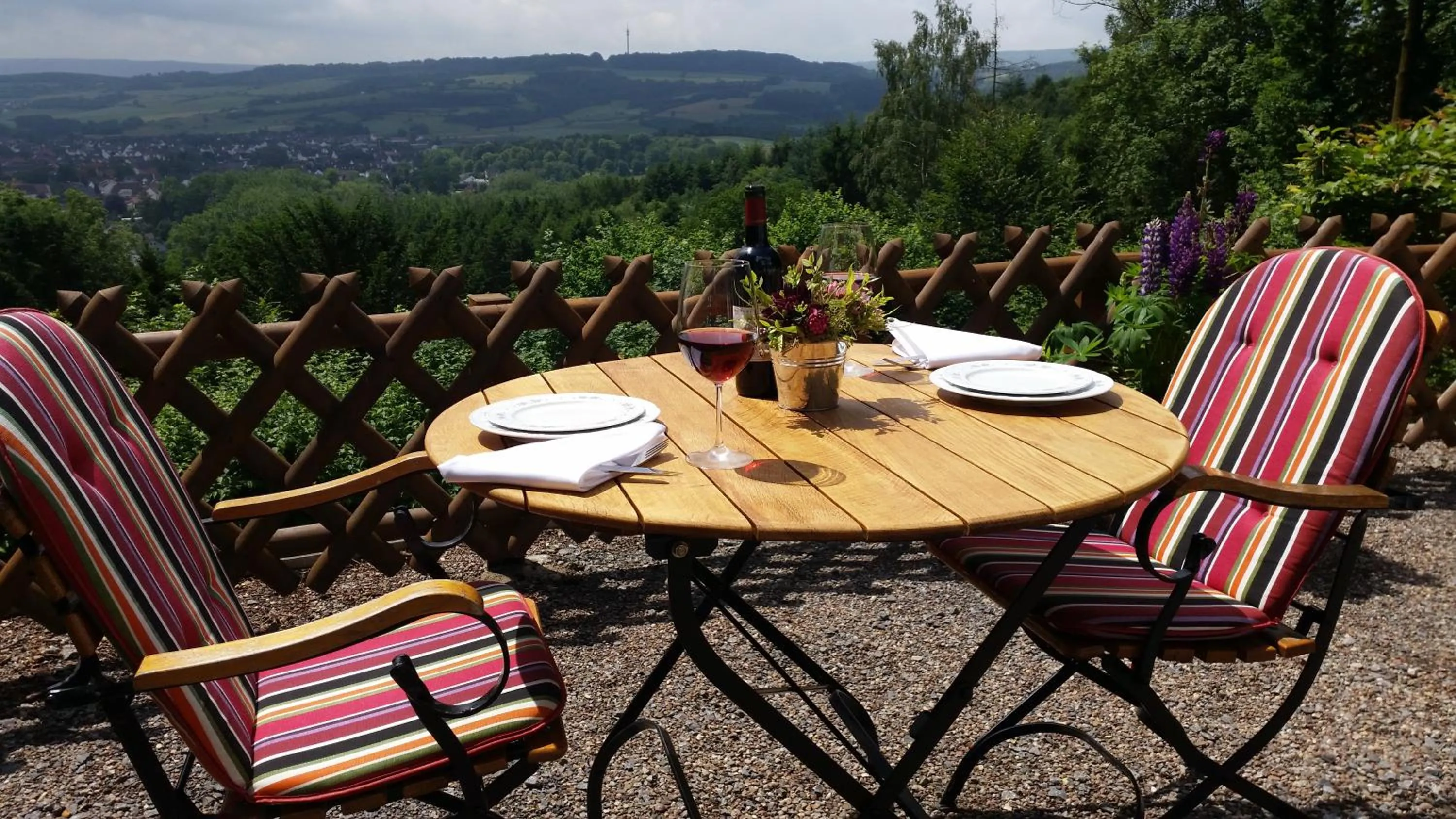 Balcony/Terrace in Landgasthaus Zu den Erdfällen