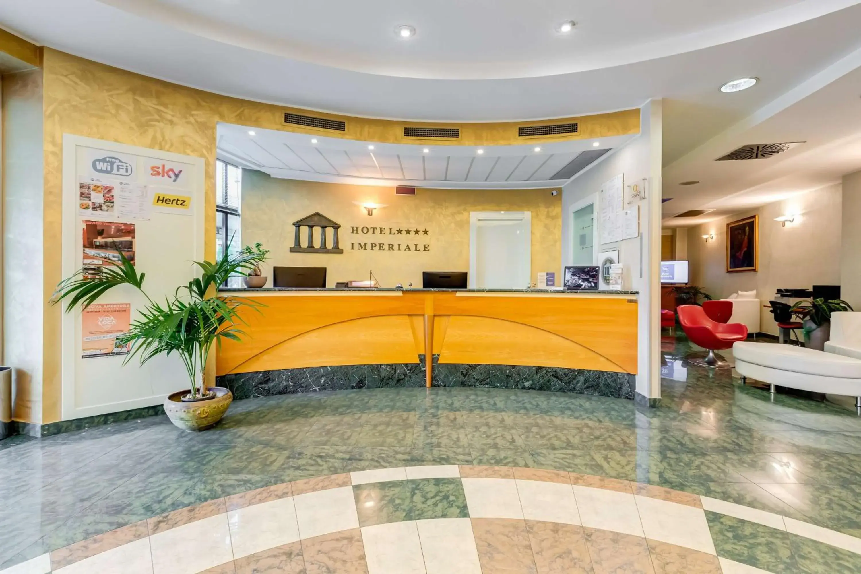 Lobby or reception in Best Western Hotel Imperiale Lobby or reception in Best Western Hotel Imperiale