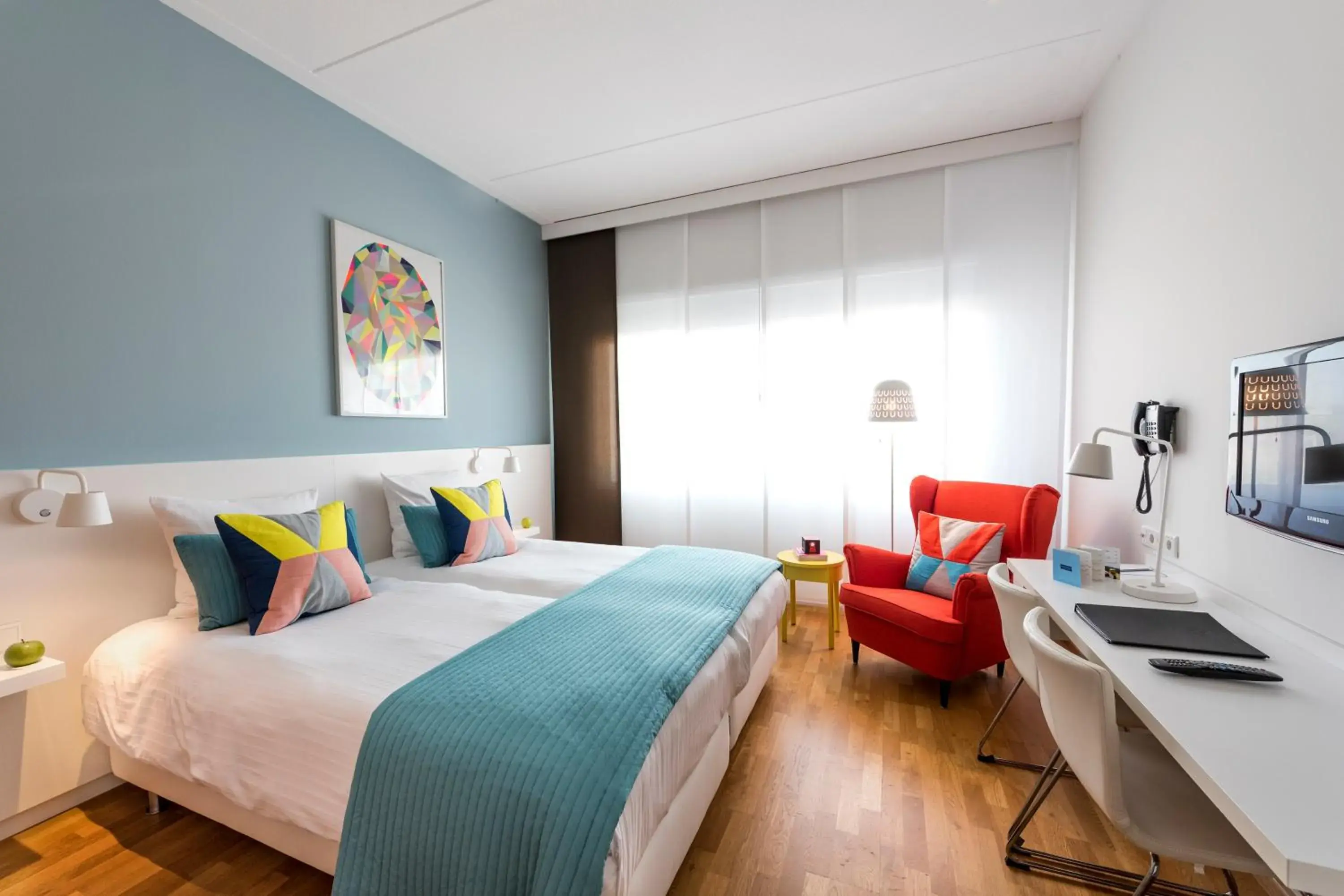 Photo of the whole room, Bed in WestCord Hotel Delft Photo of the whole room, Bed in WestCord Hotel Delft