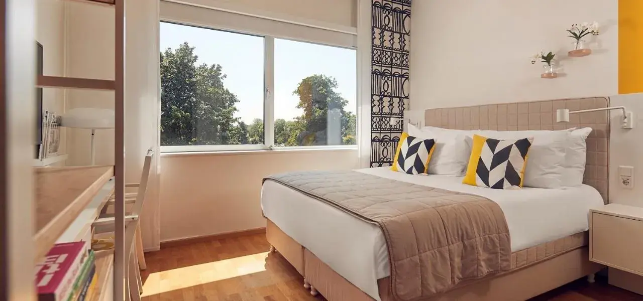 Photo of the whole room, Bed in WestCord Hotel Delft Photo of the whole room, Bed in WestCord Hotel Delft