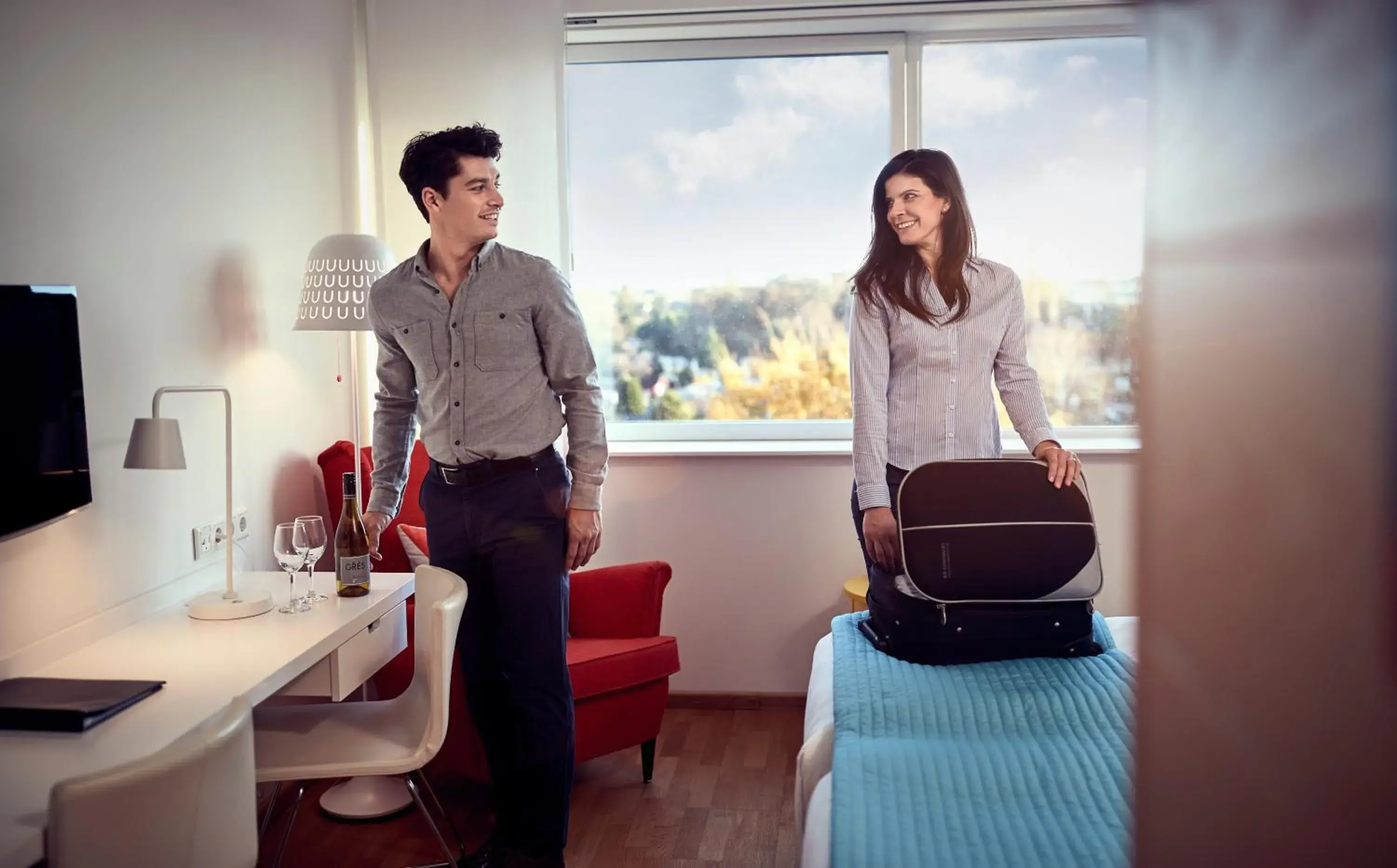 Bedroom in WestCord Hotel Delft Bedroom in WestCord Hotel Delft