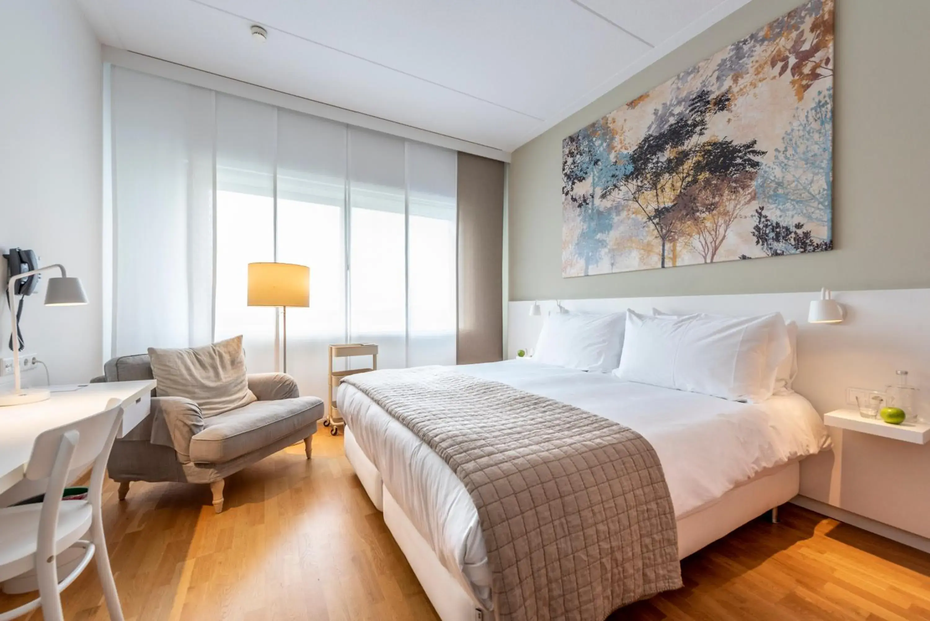 Bed in WestCord Hotel Delft Bed in WestCord Hotel Delft