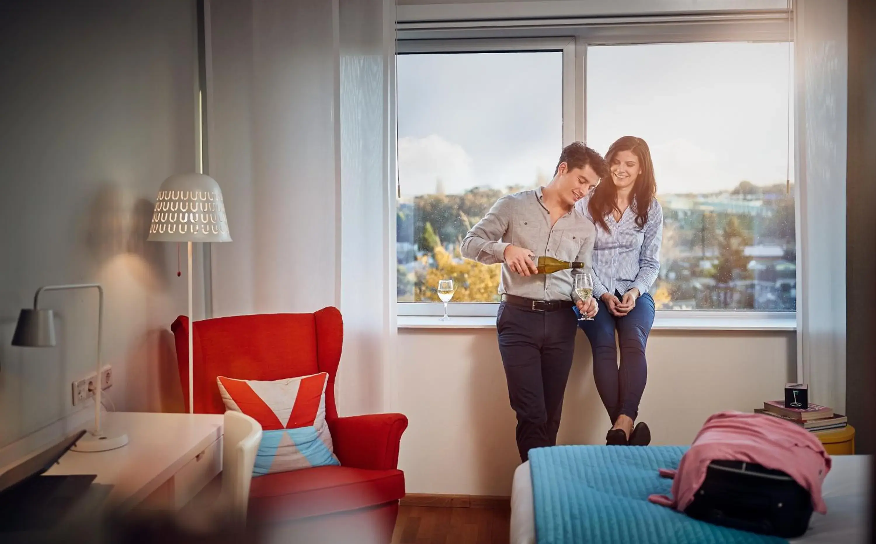 Bedroom, Bed in WestCord Hotel Delft Bedroom, Bed in WestCord Hotel Delft