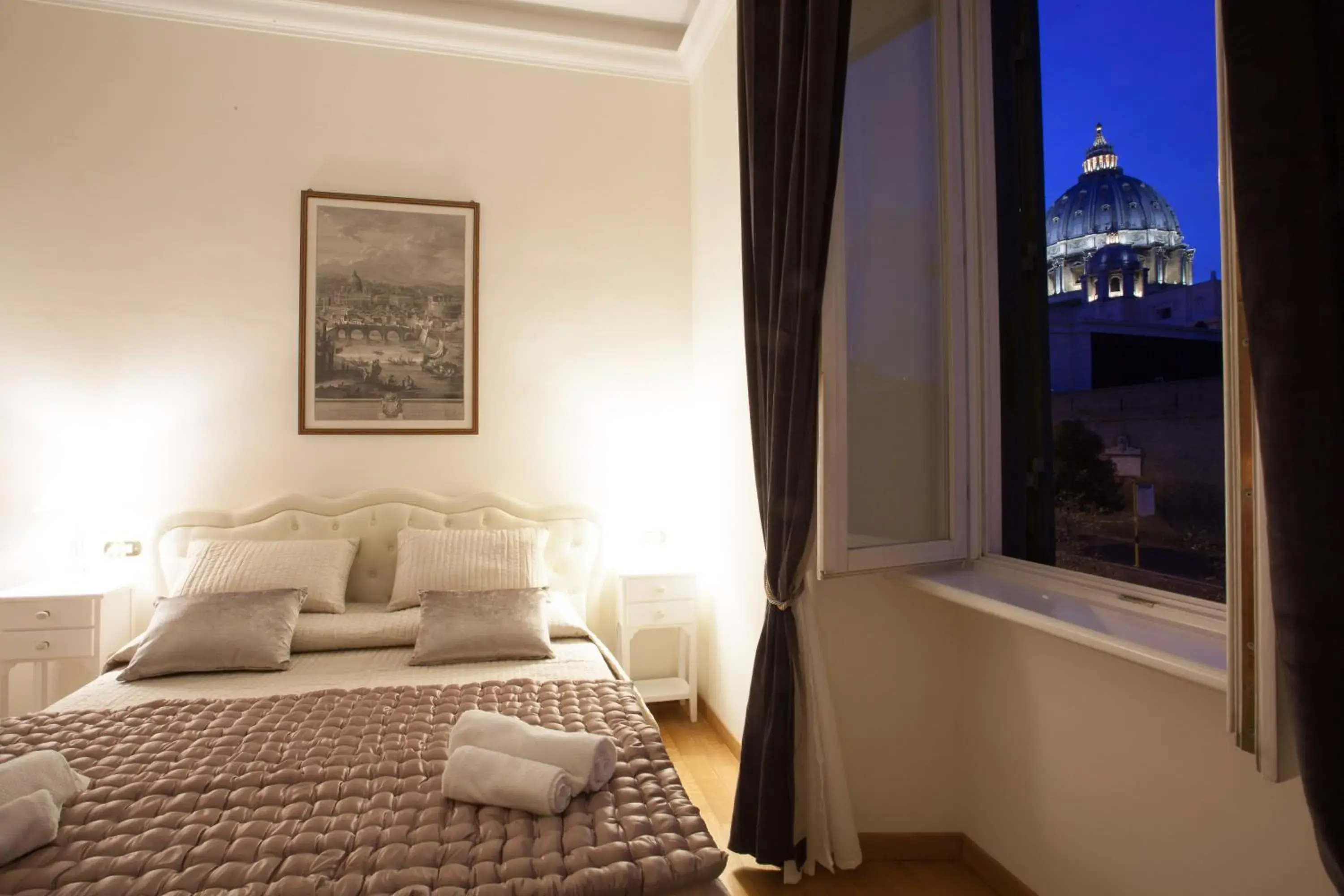 Decorative detail, Bed in InnsideRome Decorative detail, Bed in InnsideRome