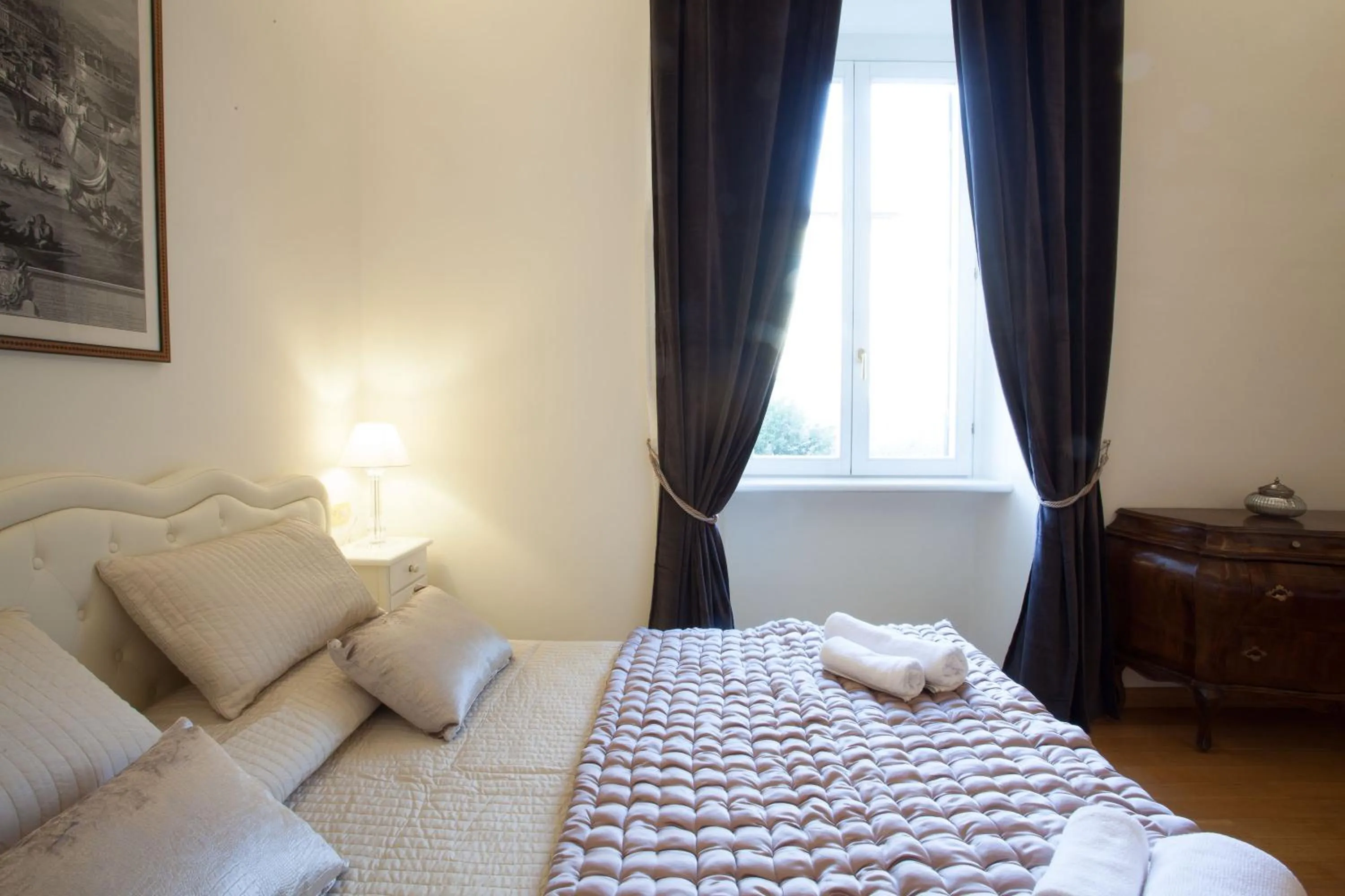 Decorative detail, Bed in InnsideRome