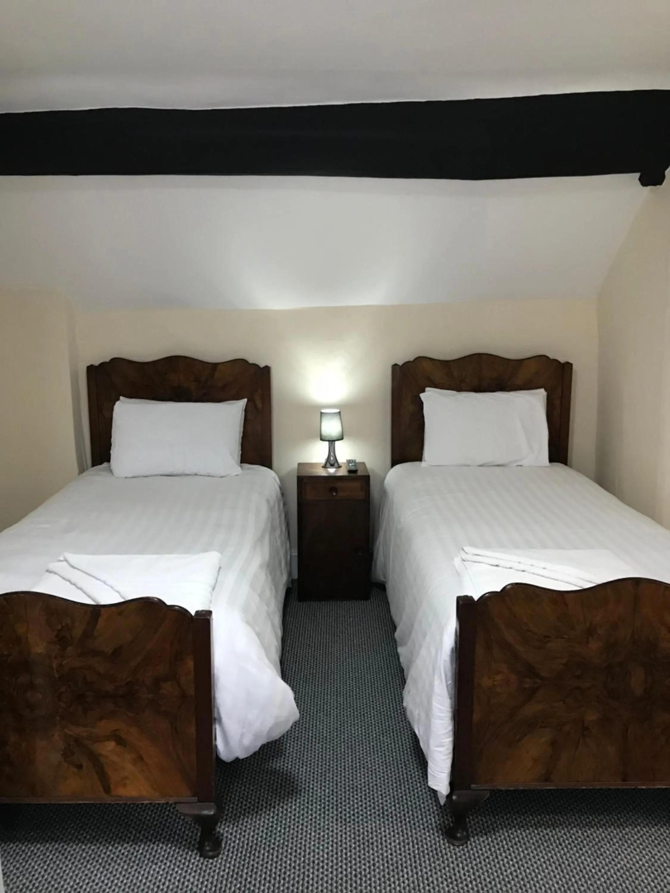 Bed in The Black Swan Inn