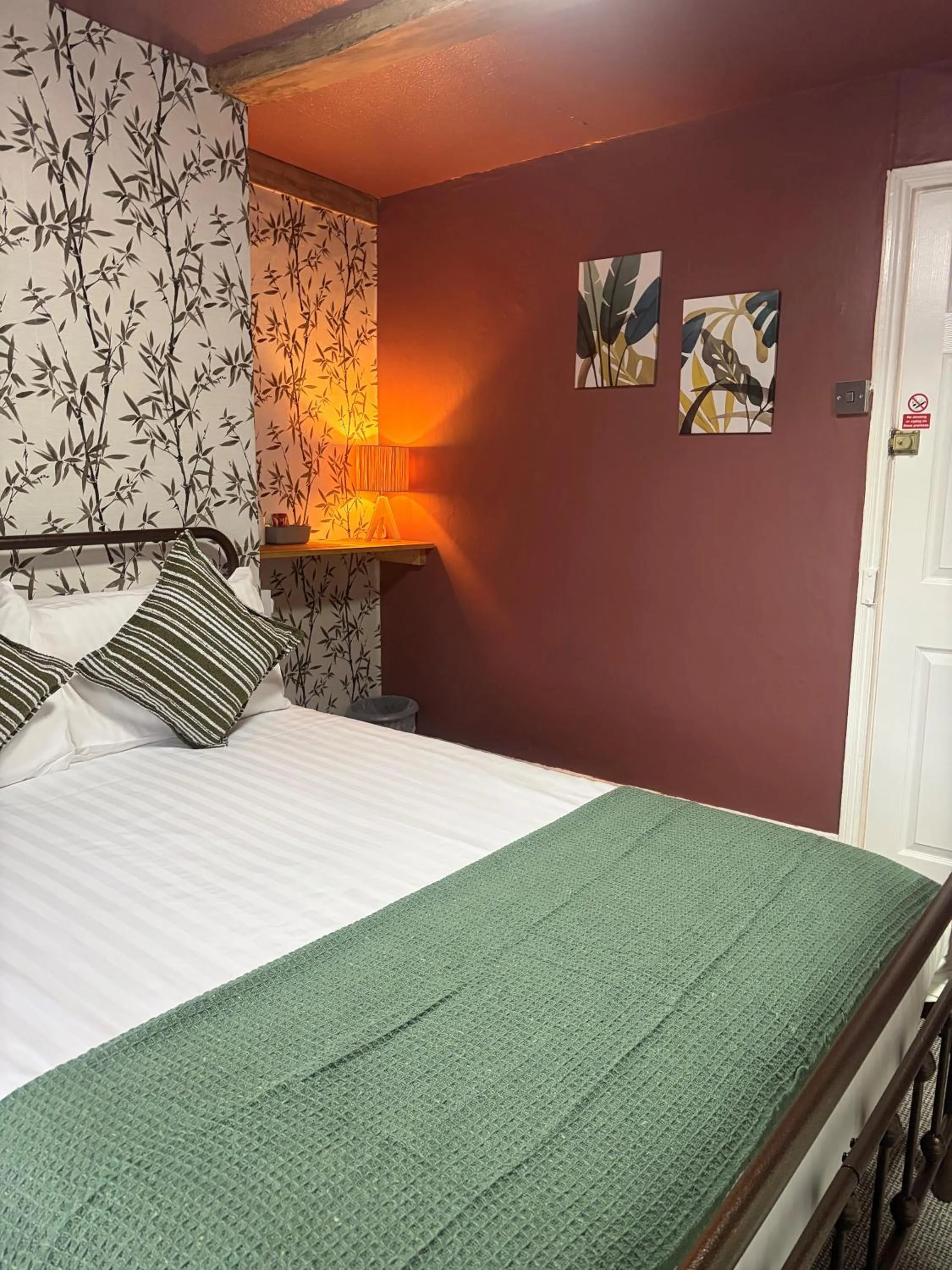 Bed in The Black Swan Inn