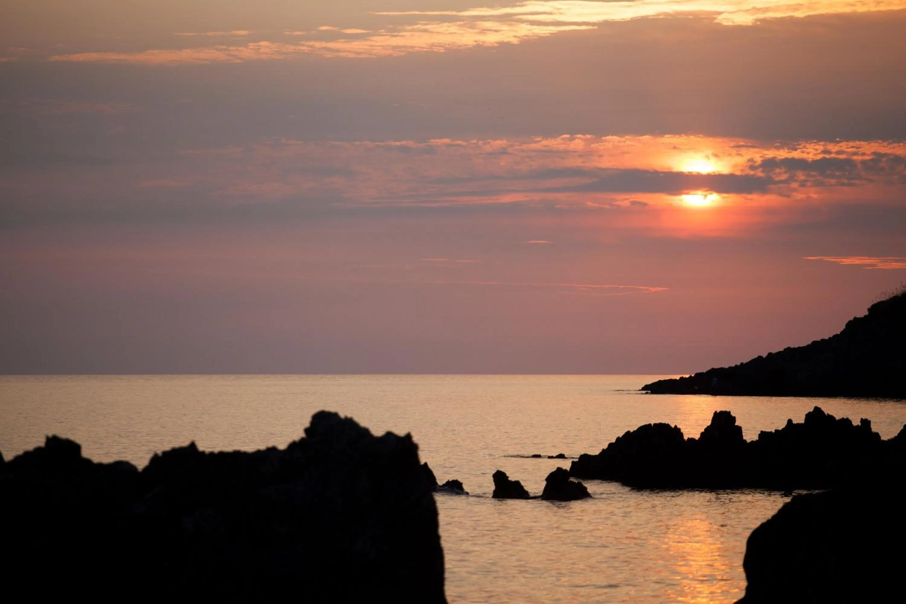 Sunset in Grand Hotel De Rose