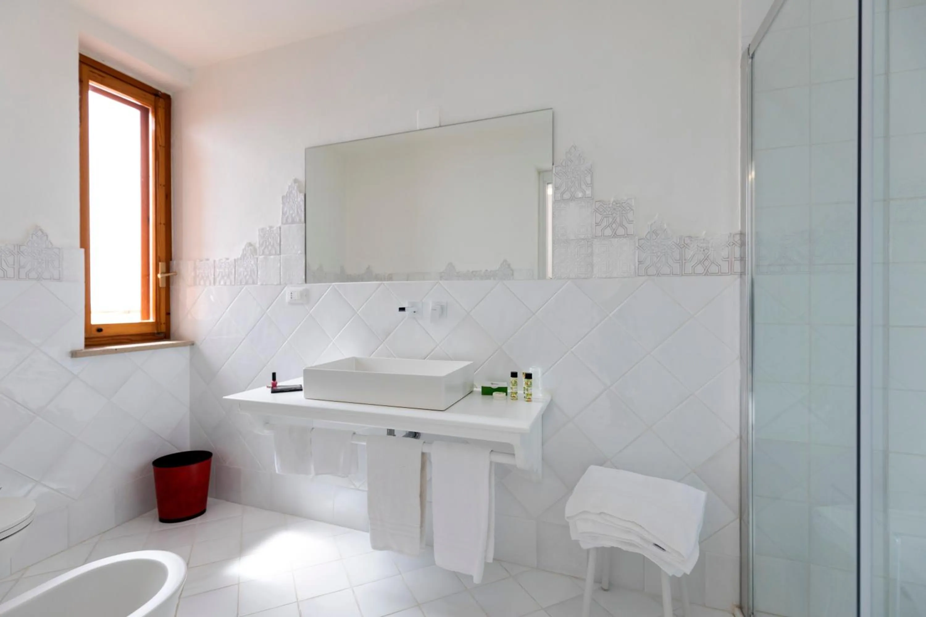 Bathroom in Grand Hotel De Rose