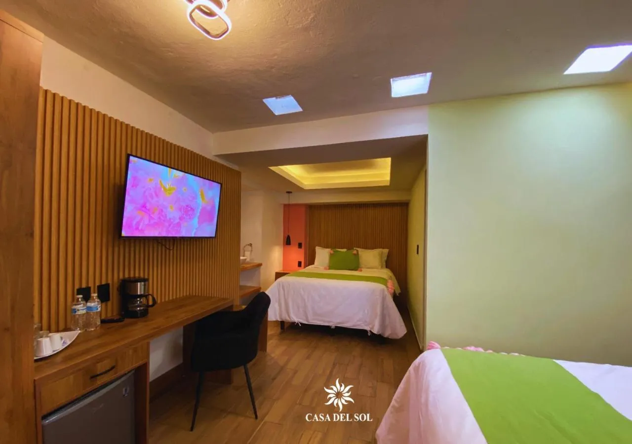 Photo of the whole room, Bed in Hotel Casa del Sol