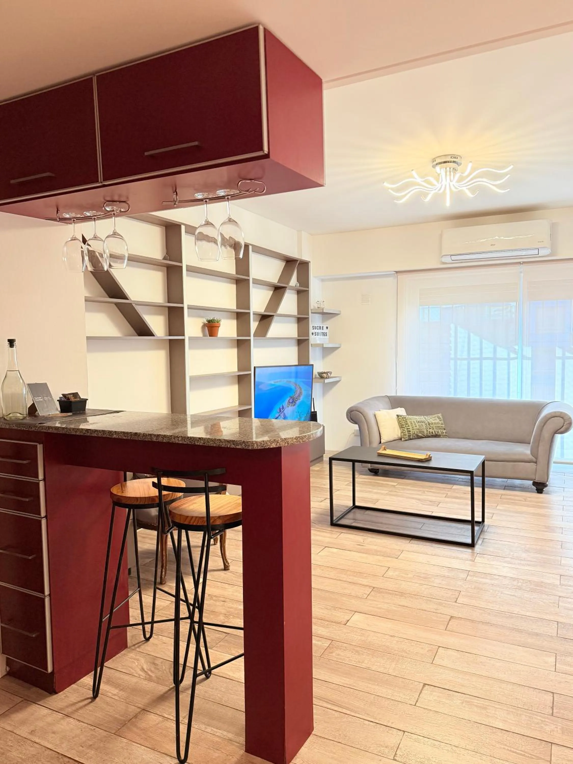 Living room in Sucre Suites