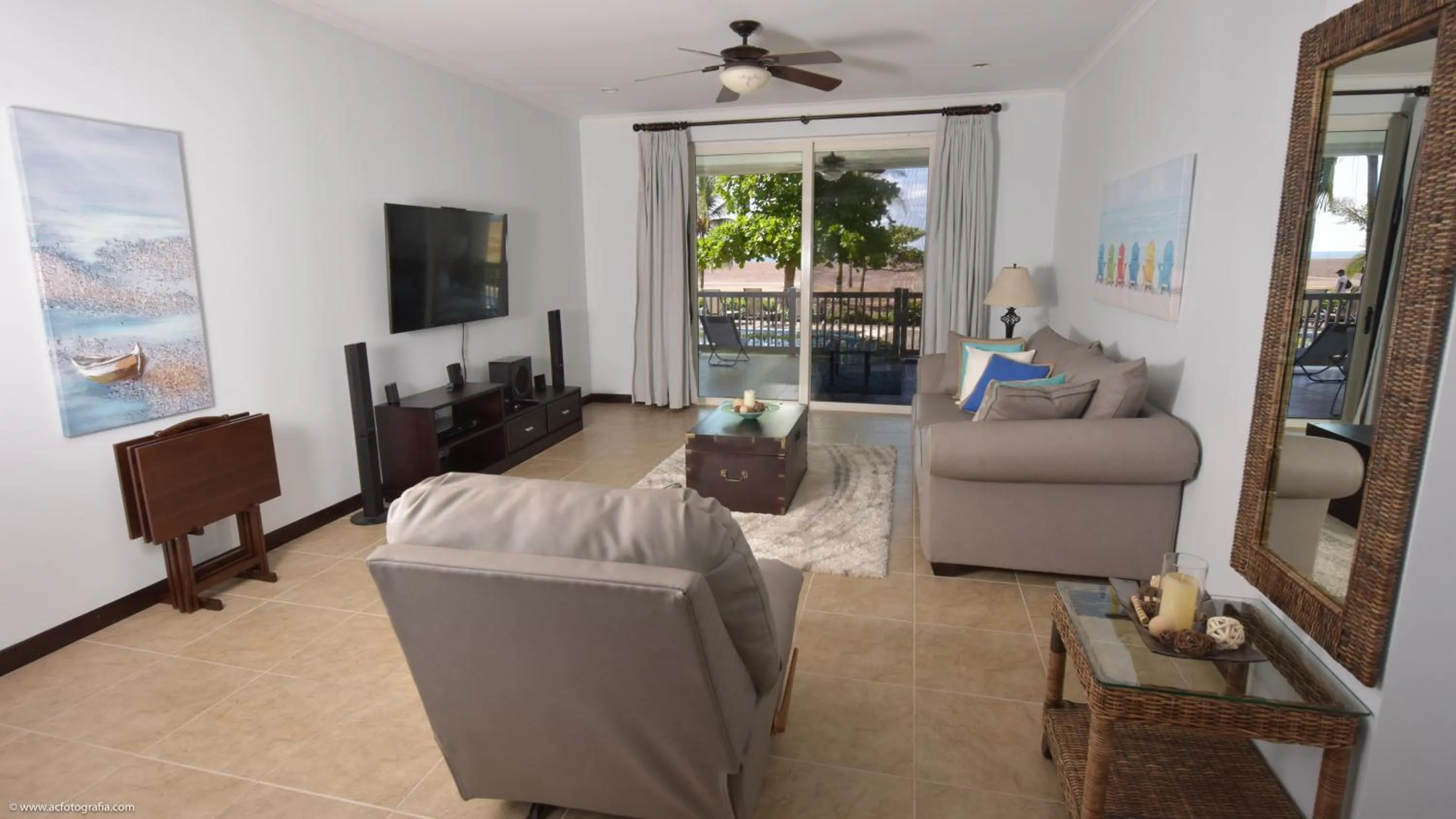 Living room in The Palms Jaco