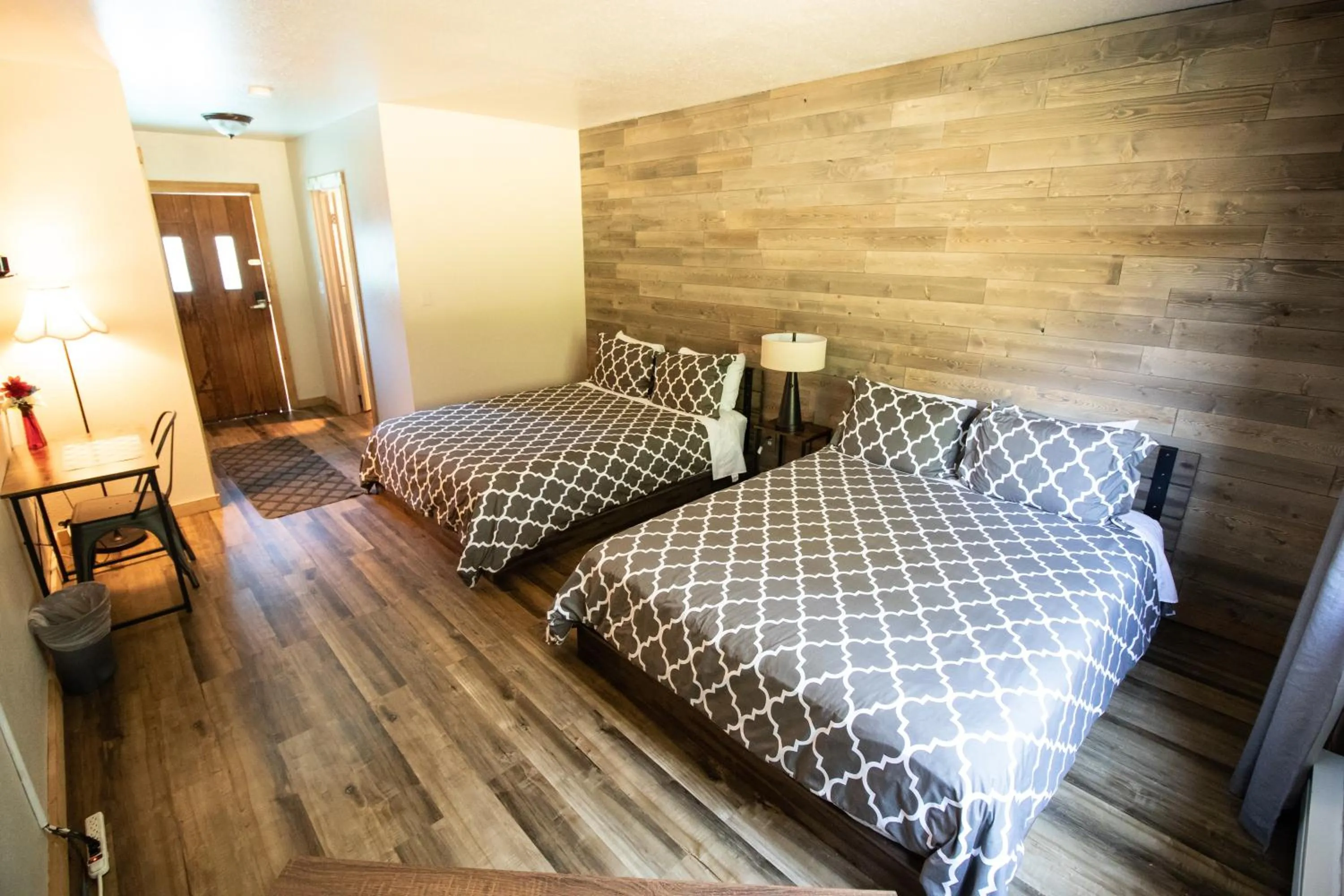 Bed in Squirrel Tree Resort