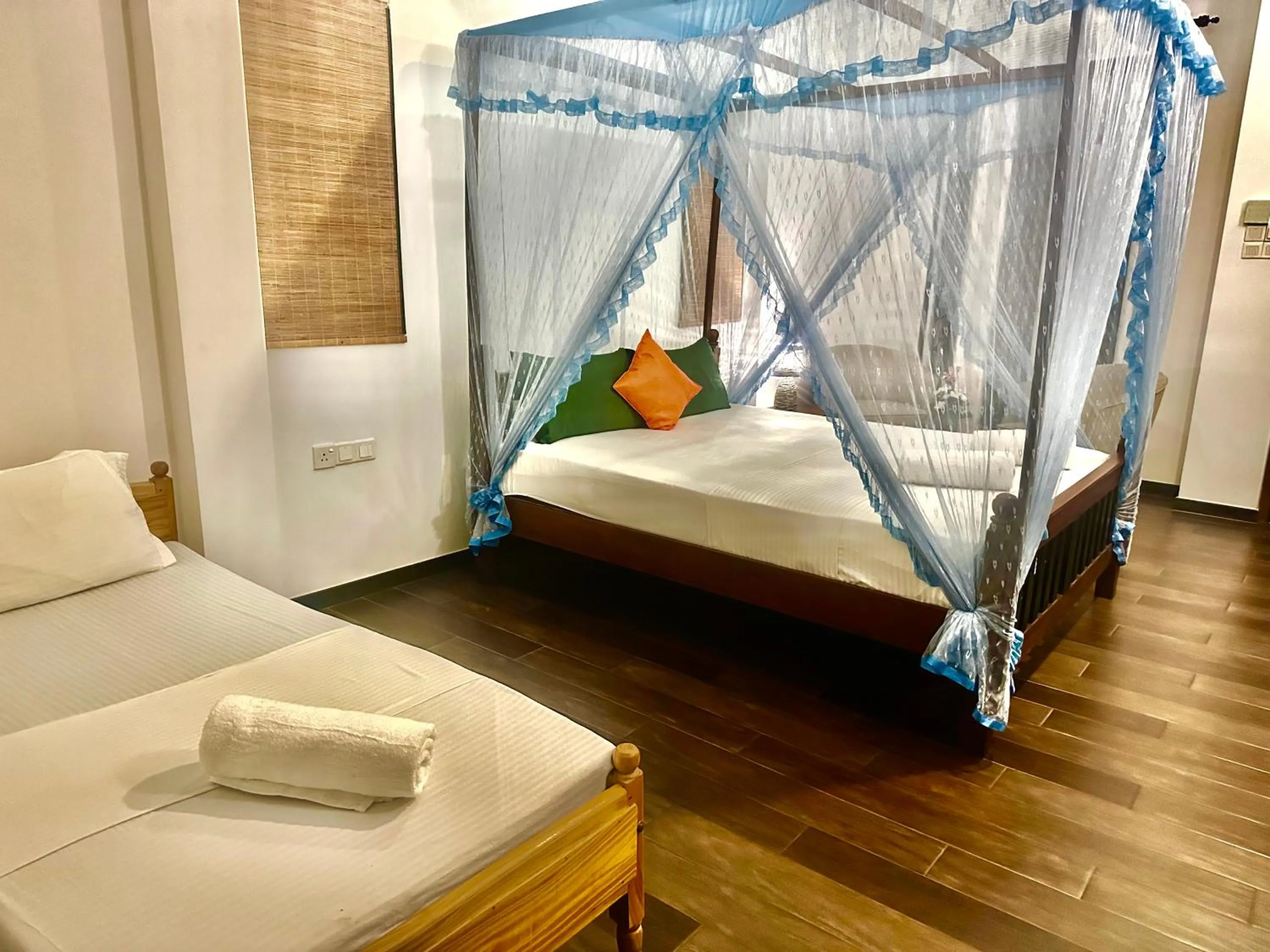 Bed in St CLAIRE'S GREEN Negombo Hotel & Hostels