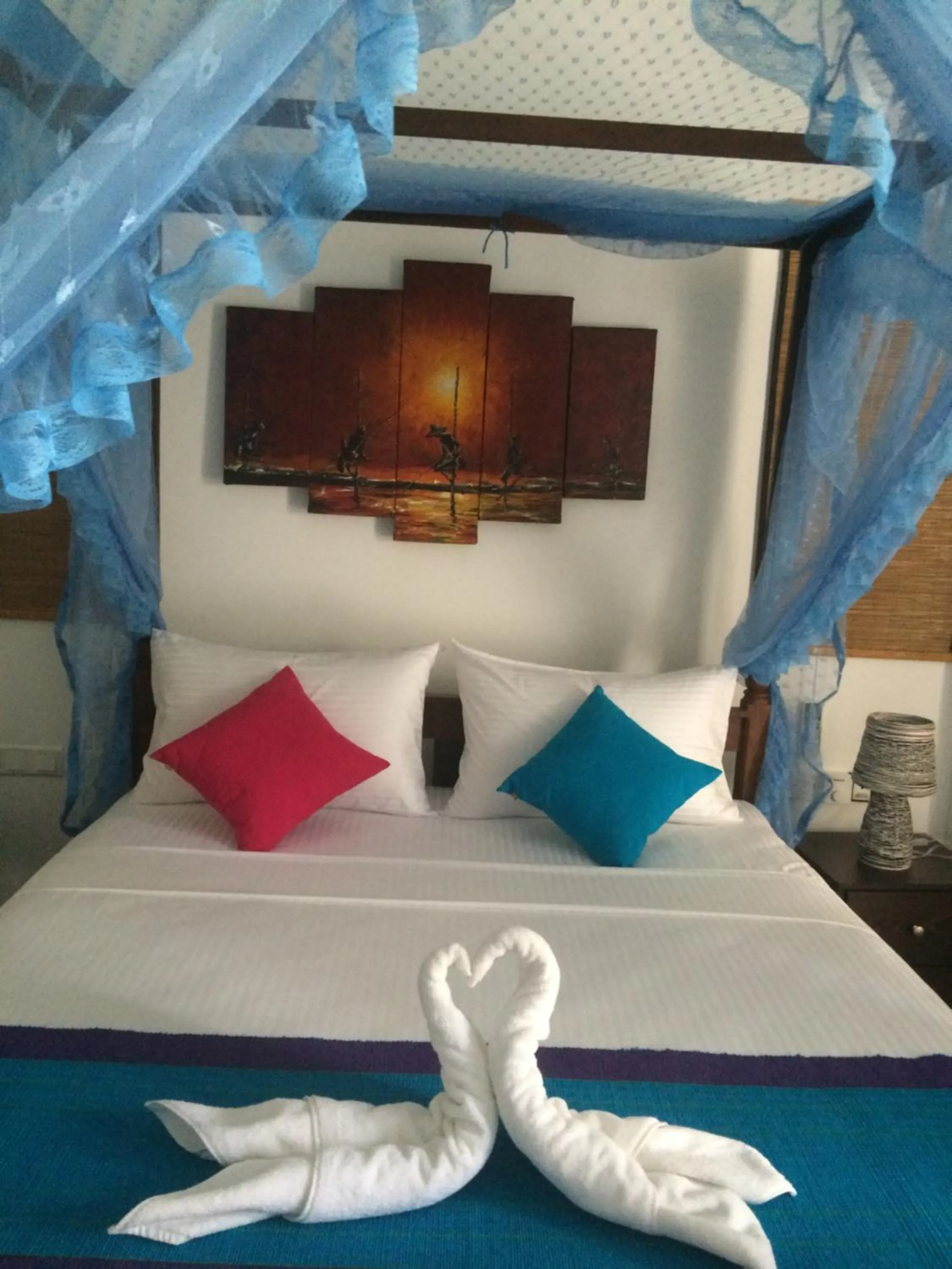 Bed in St CLAIRE'S GREEN Negombo Hotel & Hostels