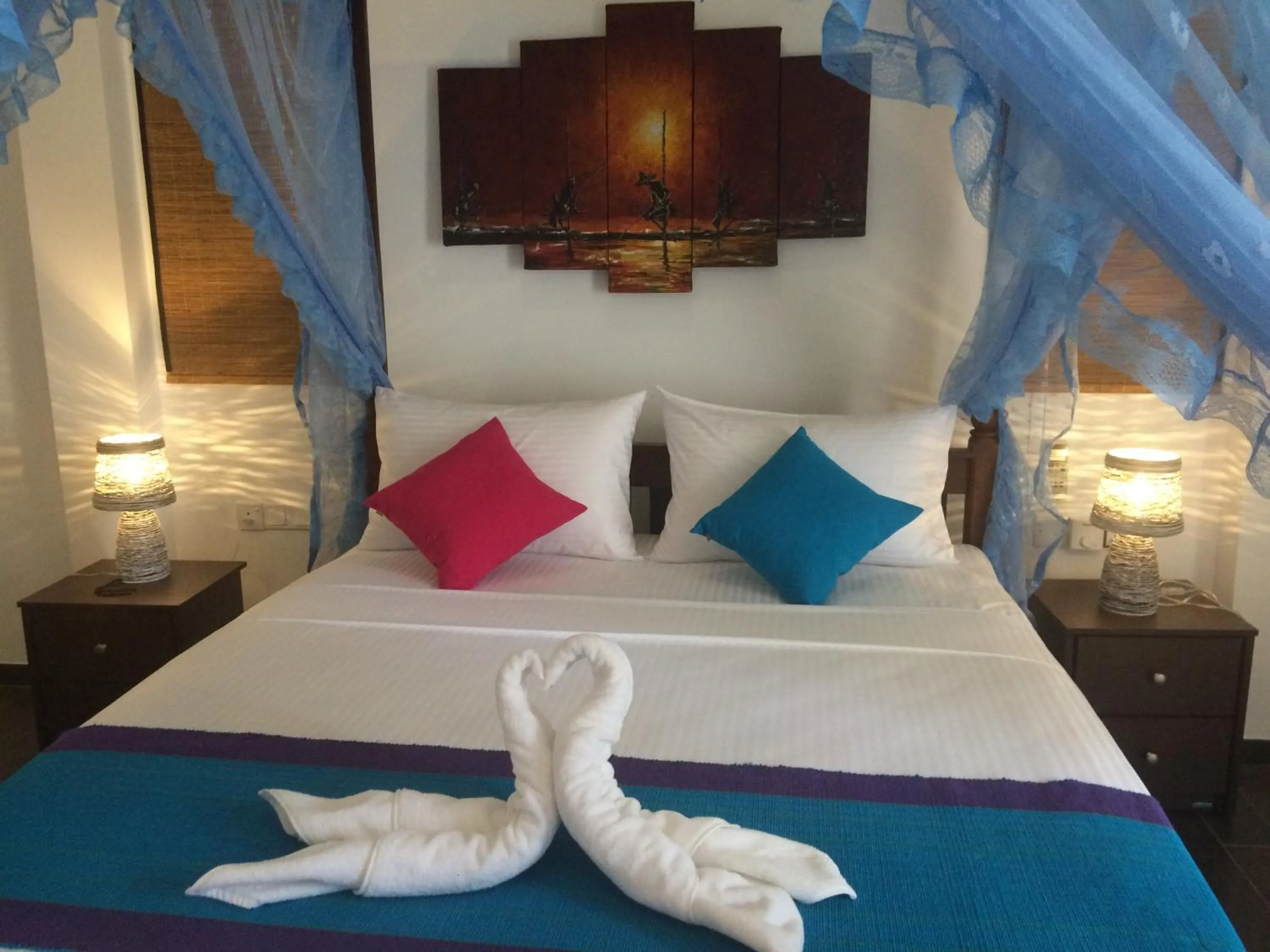 Bed in St CLAIRE'S GREEN Negombo Hotel & Hostels
