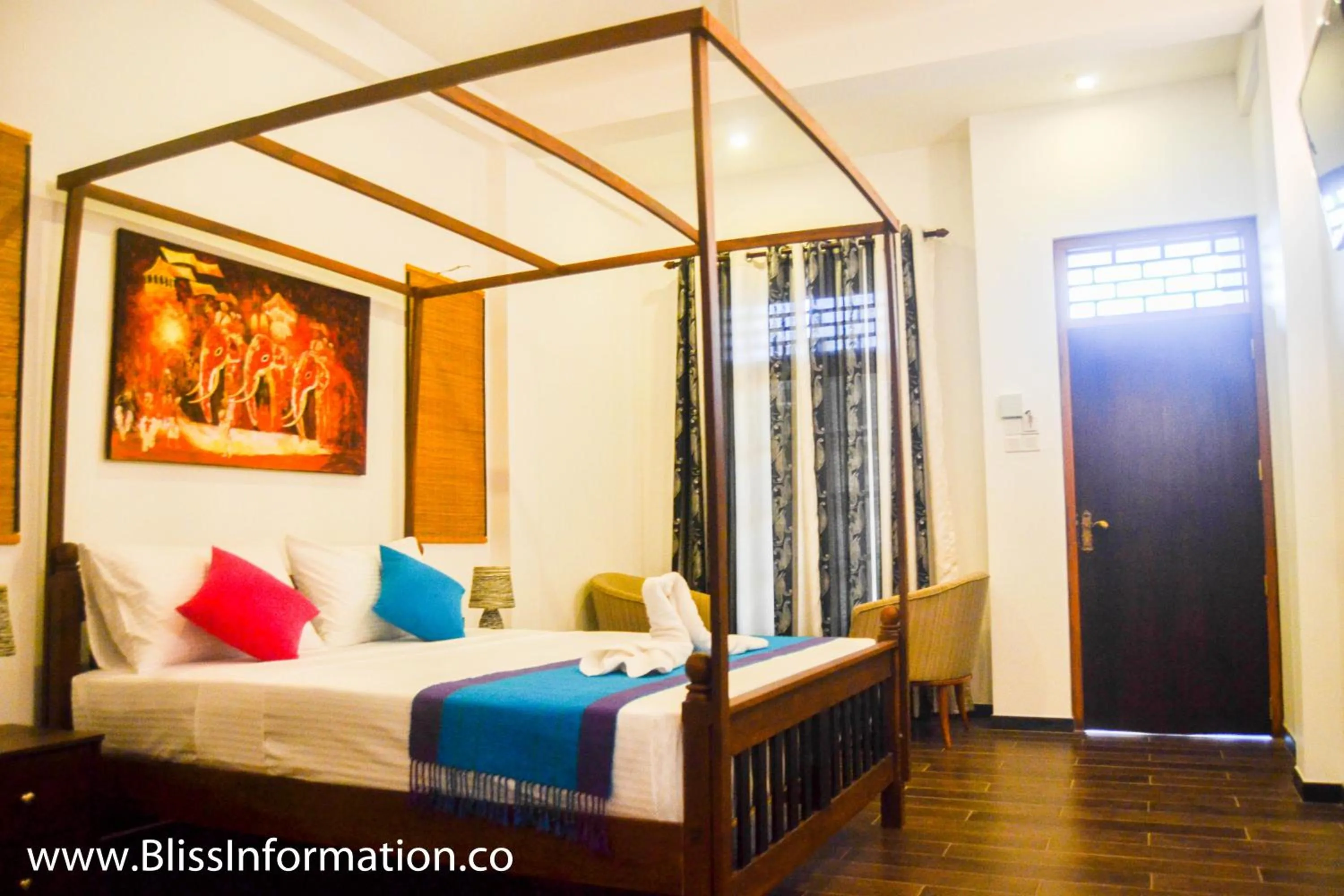 Bed in St CLAIRE'S GREEN Negombo Hotel & Hostels