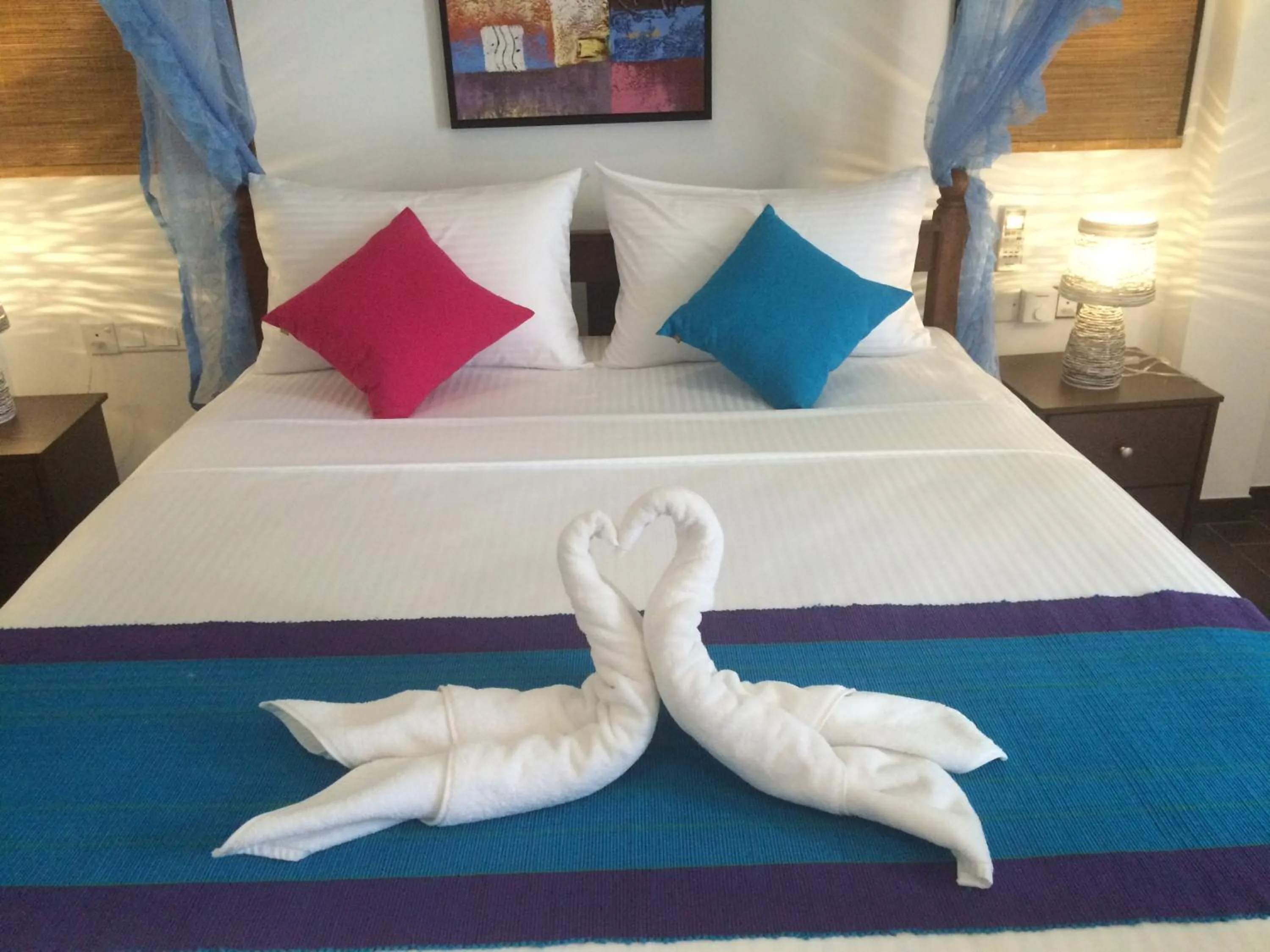 Bed in St CLAIRE'S GREEN Negombo Hotel & Hostels