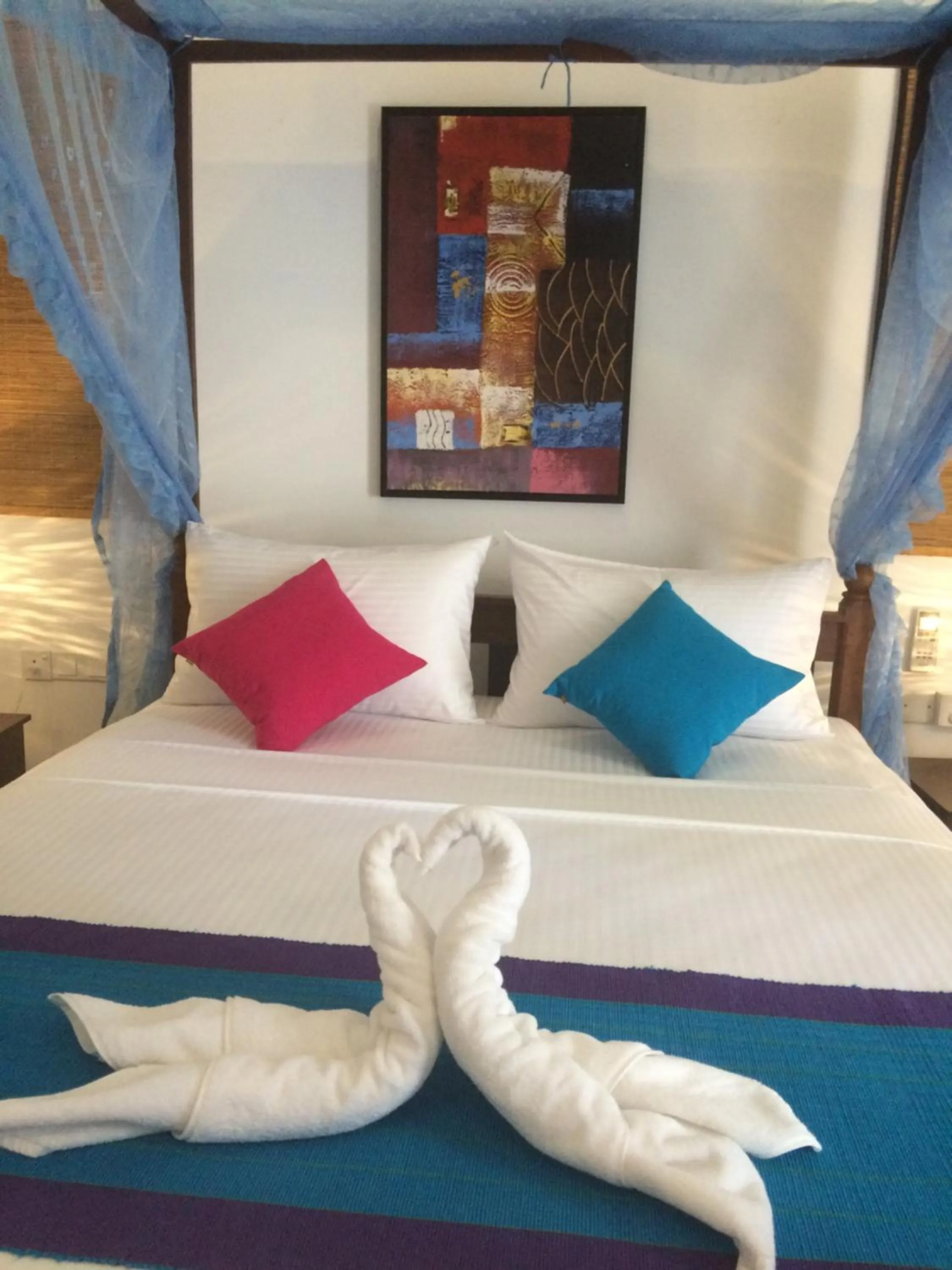 Bed in St CLAIRE'S GREEN Negombo Hotel & Hostels