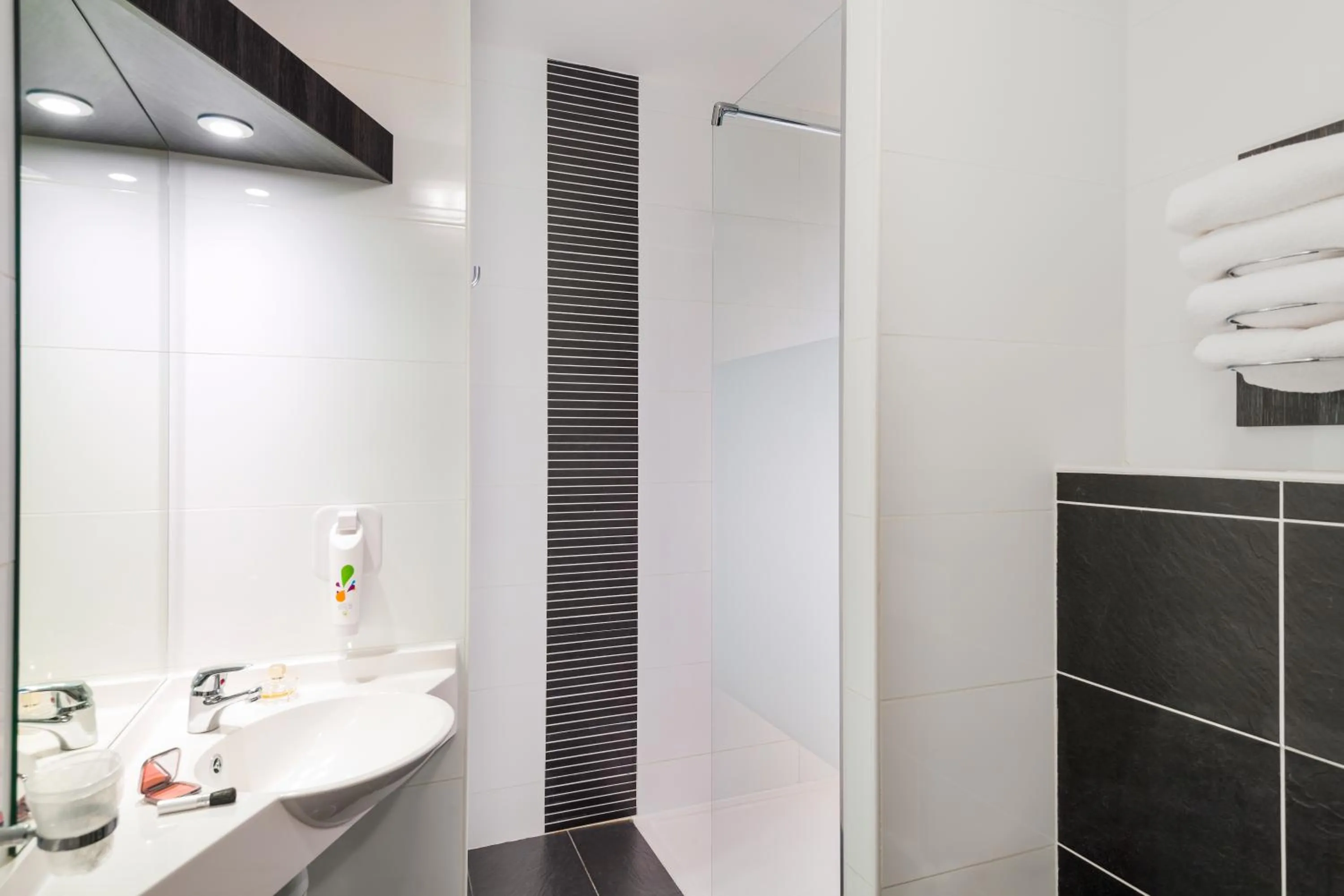 Shower in ibis Styles Rouen Val De Reuil