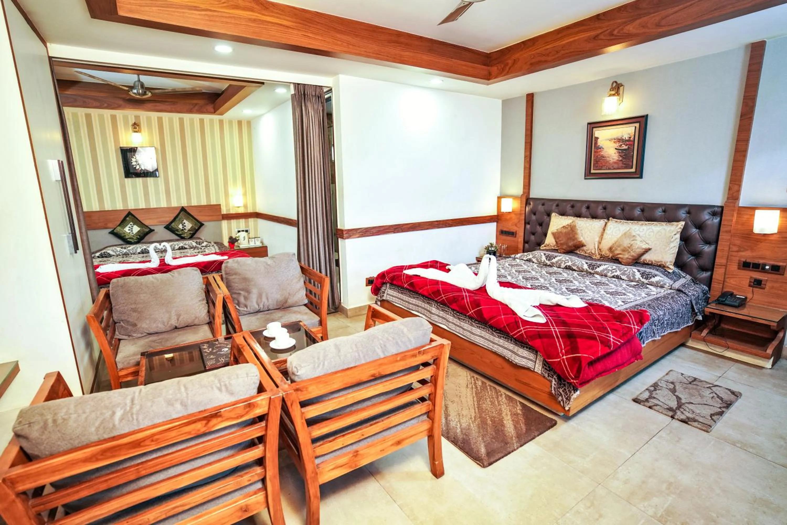 Bed in Mayur Hotel Bar And Restaurant