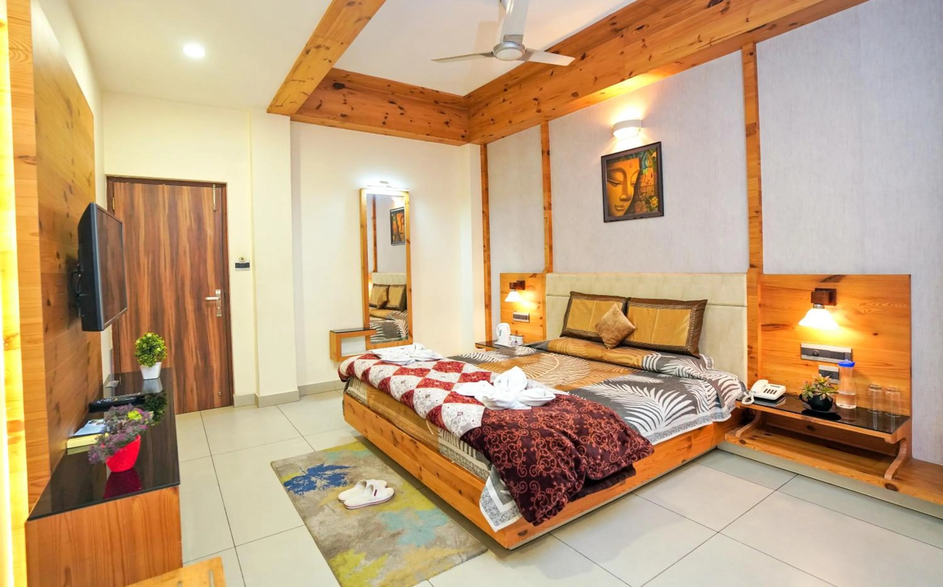 Bed in Mayur Hotel Bar And Restaurant