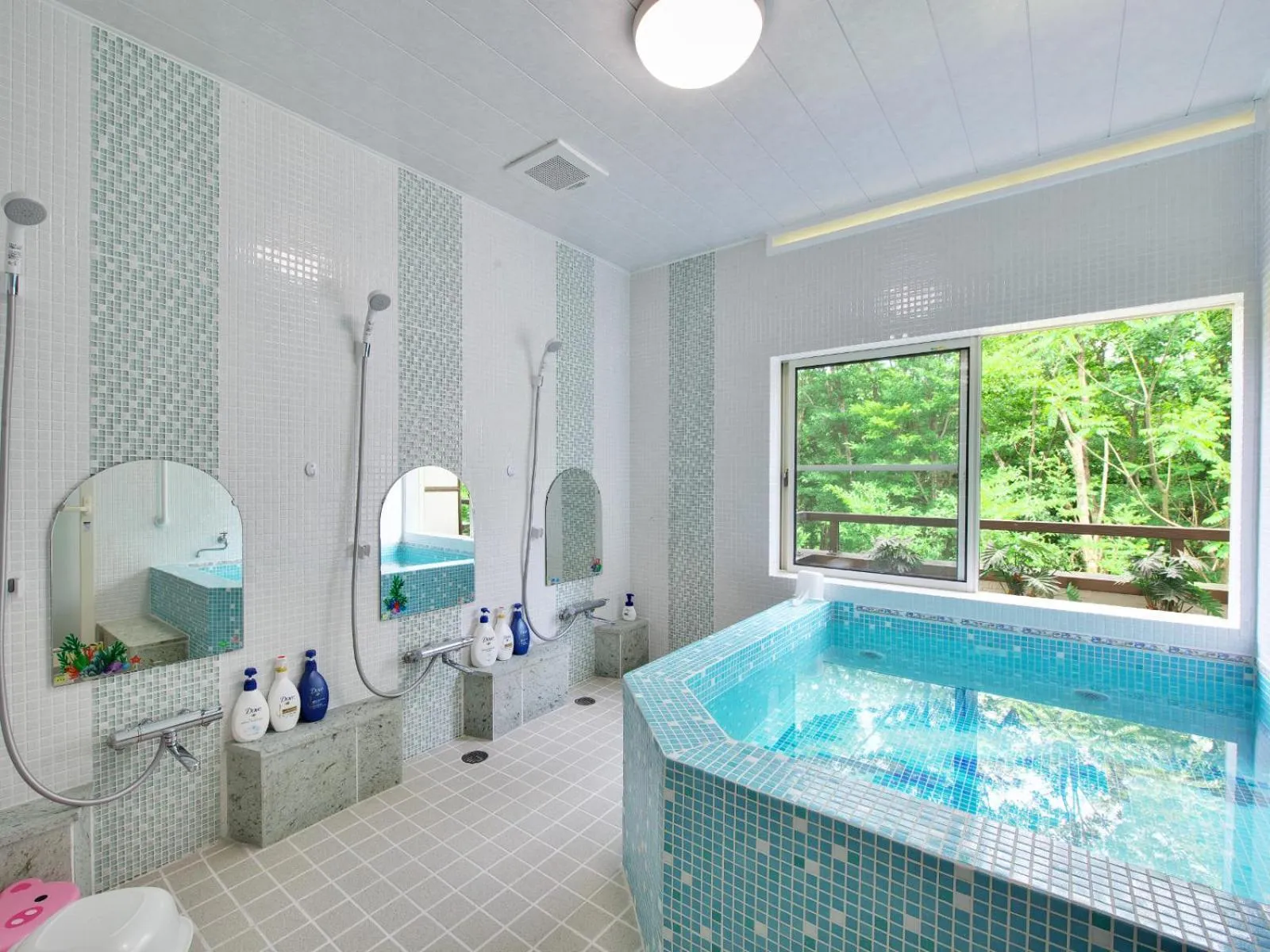 Hot Spring Bath in Chateau Le Fleur