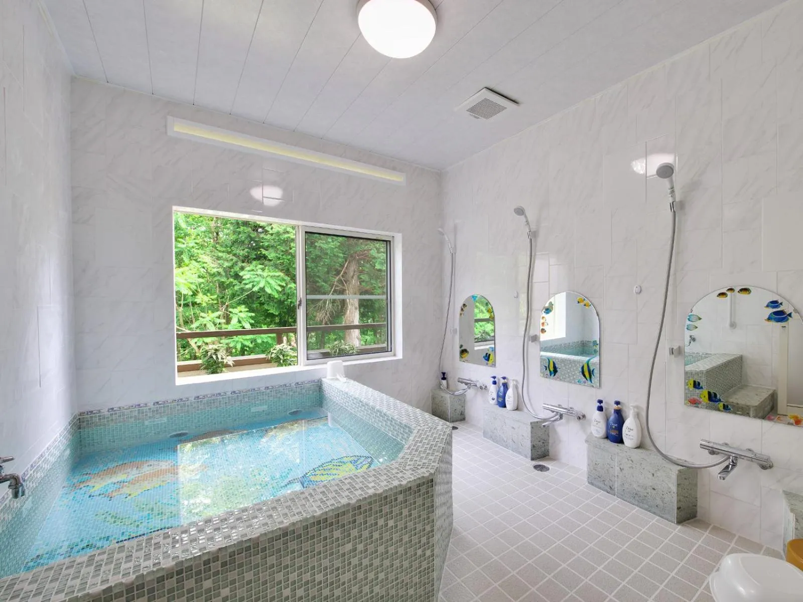 Hot Spring Bath in Chateau Le Fleur