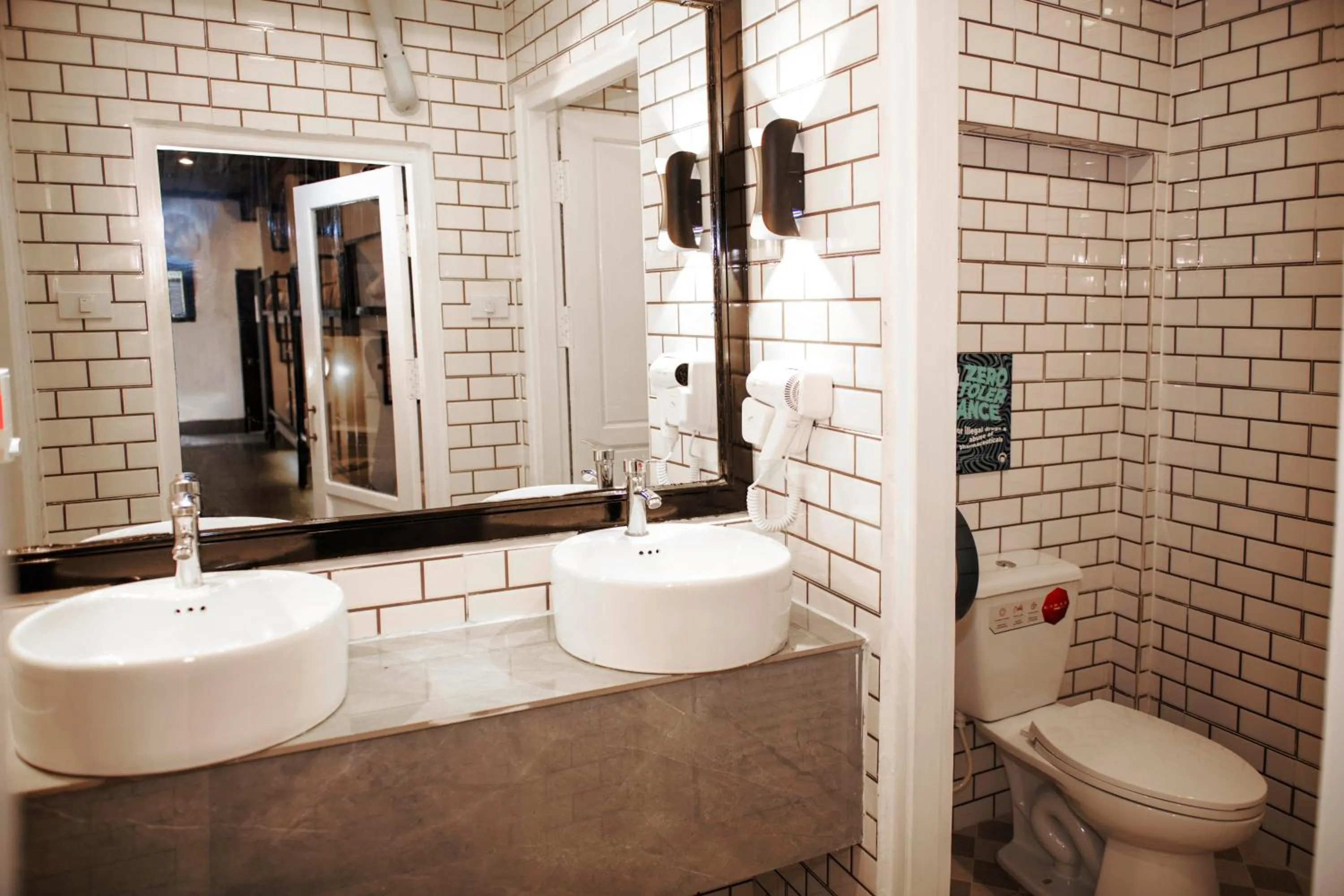 Bathroom in Mad Monkey Luang Prabang