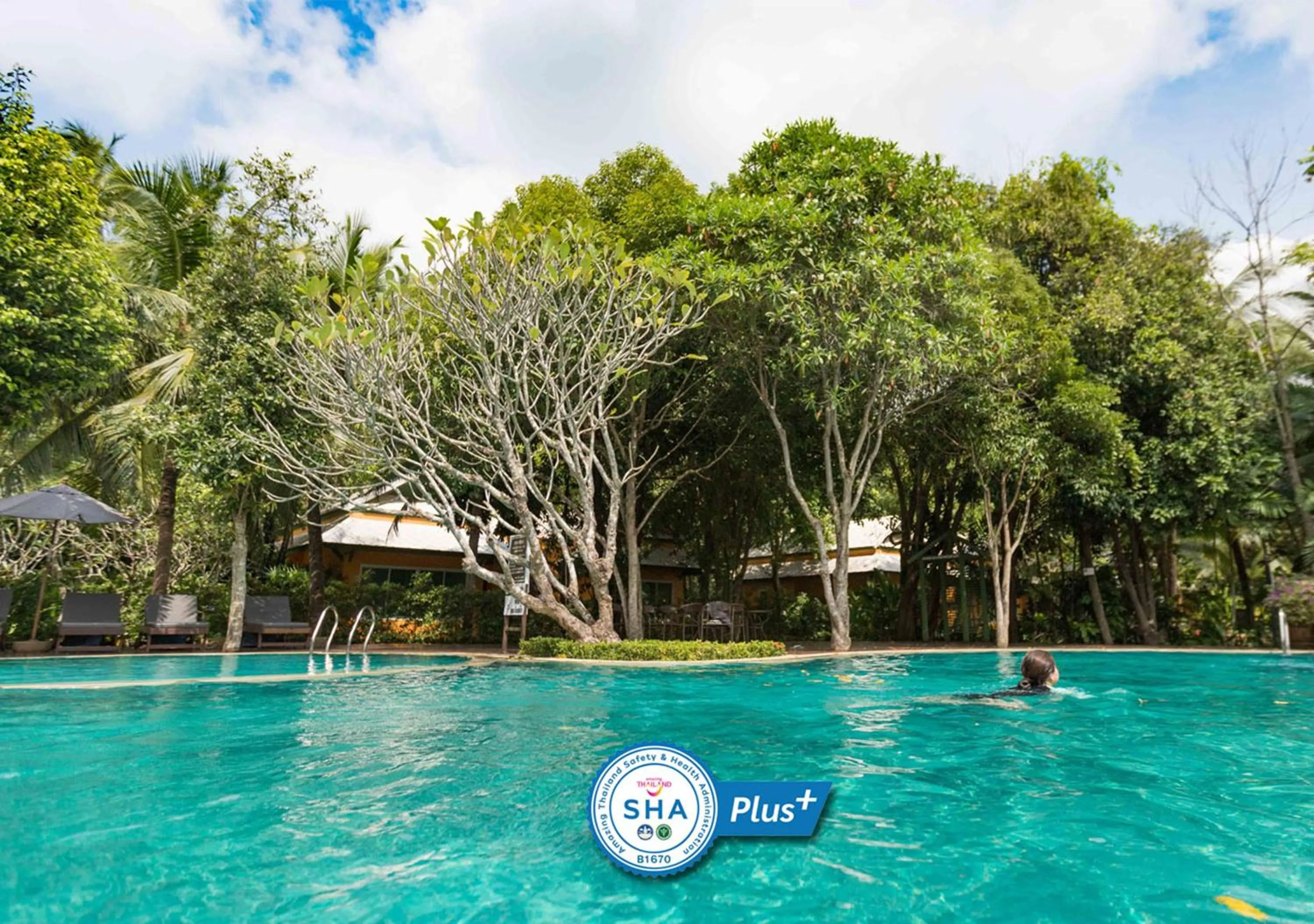Swimming pool in Baan Amphawa Resort & Spa - SHA Certified
