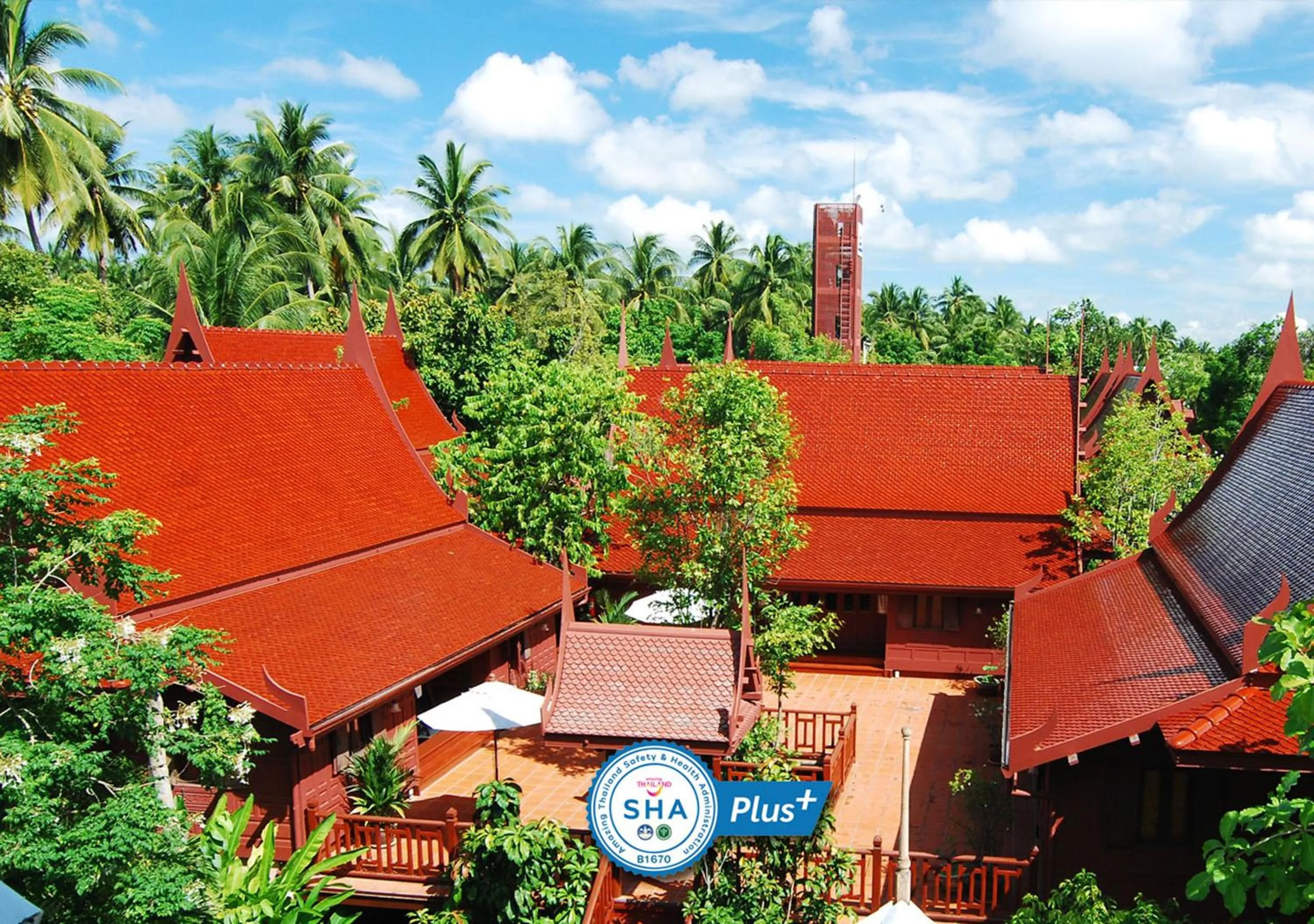 Text overlay in Baan Amphawa Resort & Spa - SHA Certified