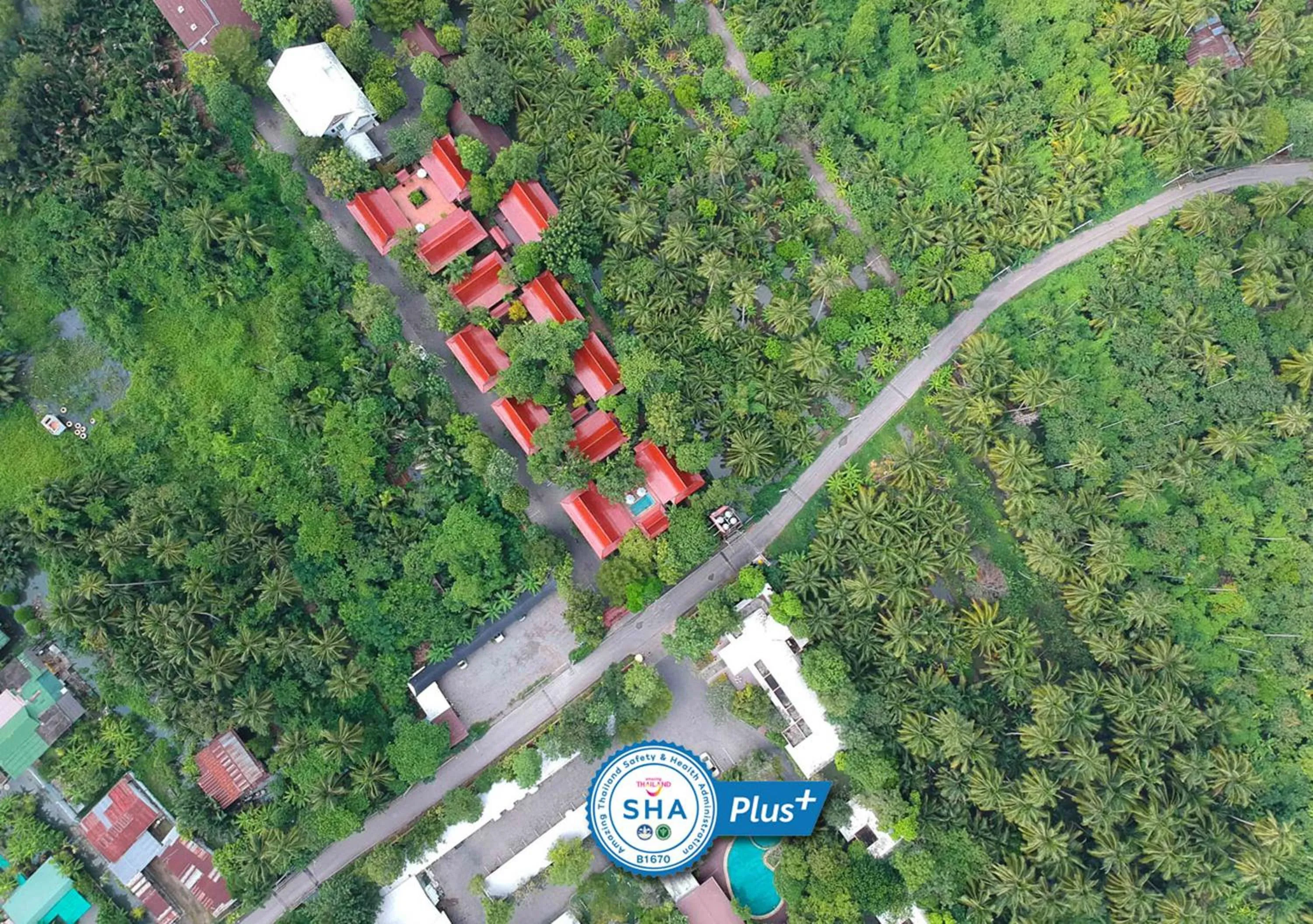 Text overlay in Baan Amphawa Resort & Spa - SHA Certified