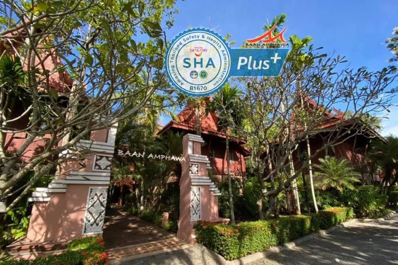 Property building in Baan Amphawa Resort & Spa - SHA Certified