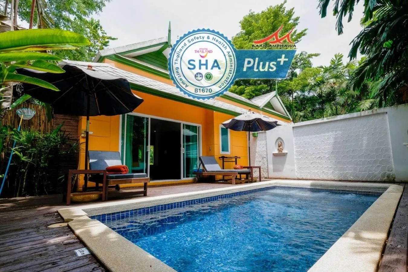Property building in Baan Amphawa Resort & Spa - SHA Certified